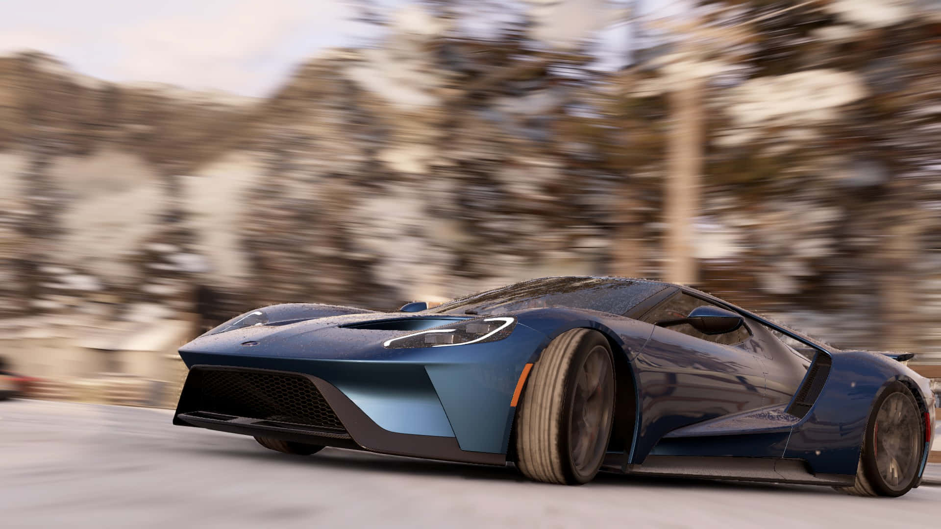 Ford GT Albastră Project Cars Fundal HD Fundal