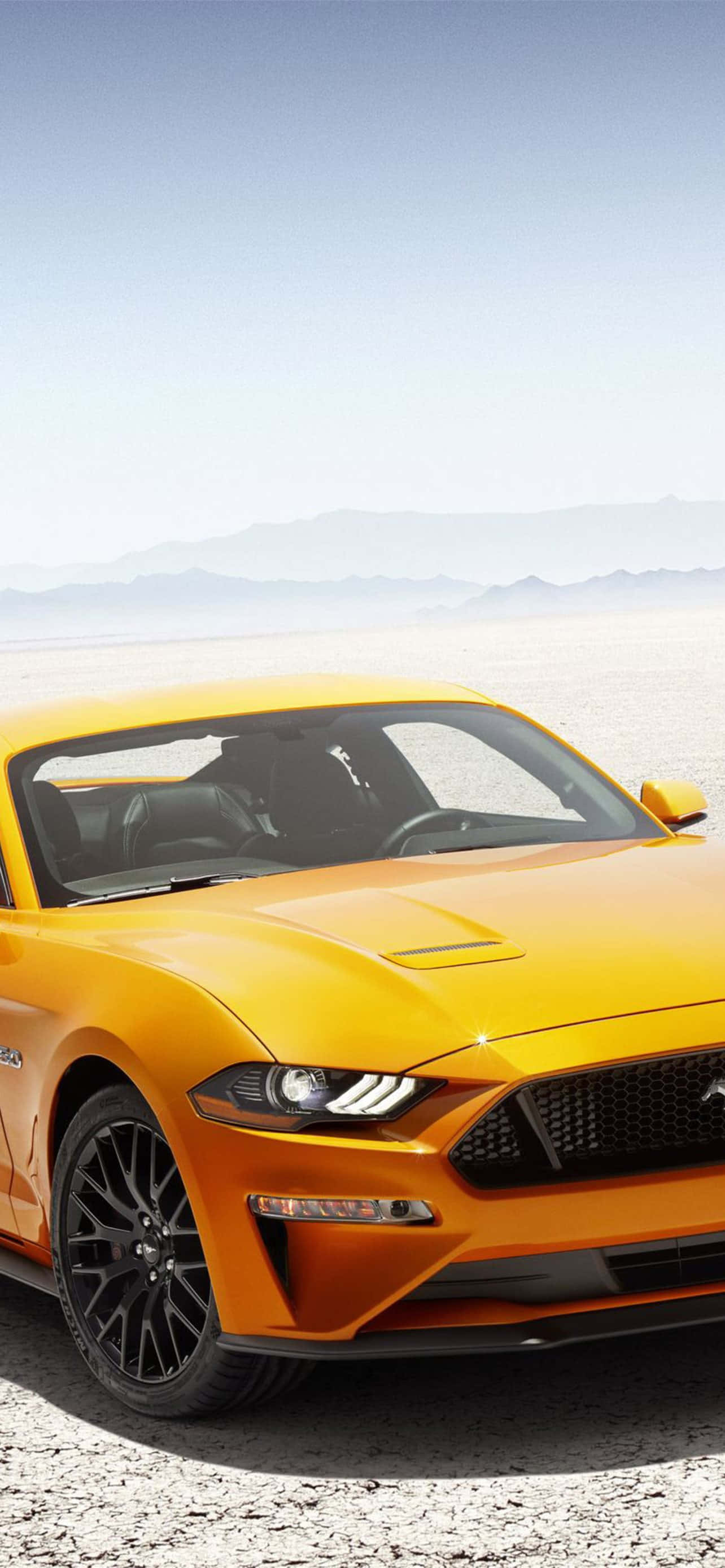 Ford Mustang GT 2019 în deșert Fundal