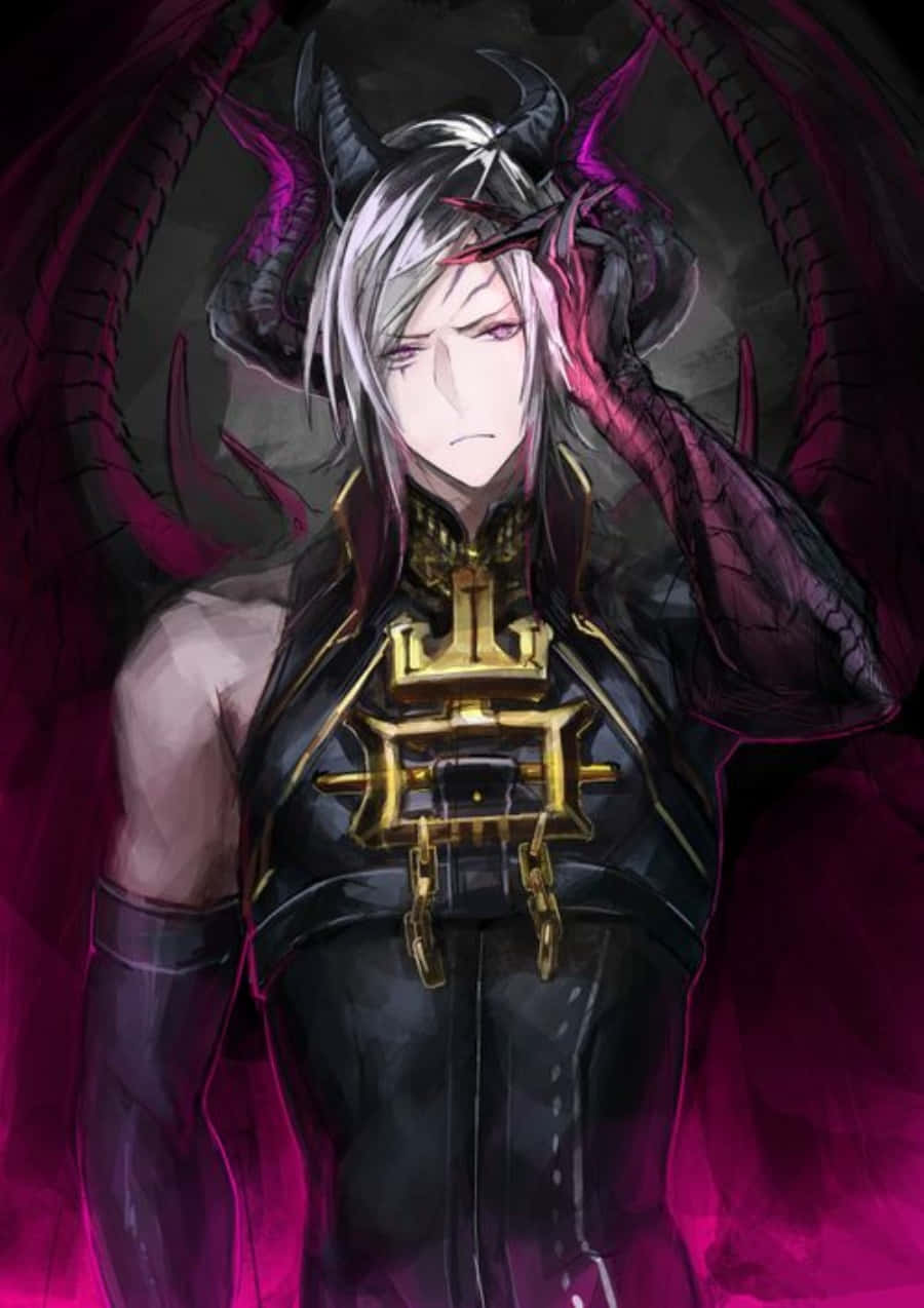 Forța Fierbinte a unui Demon Anime Diabolic Fundal