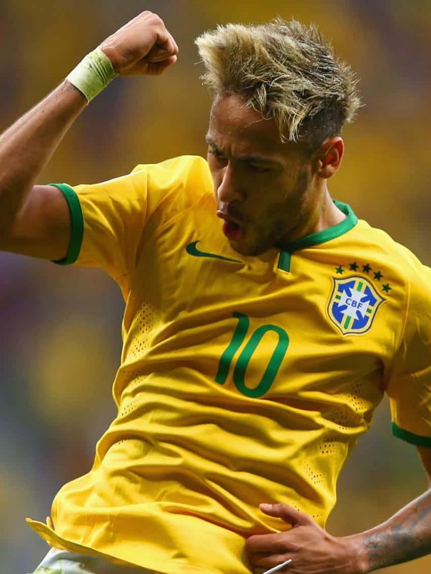 Fotbalist de Clasă Mondială Neymar Fundal
