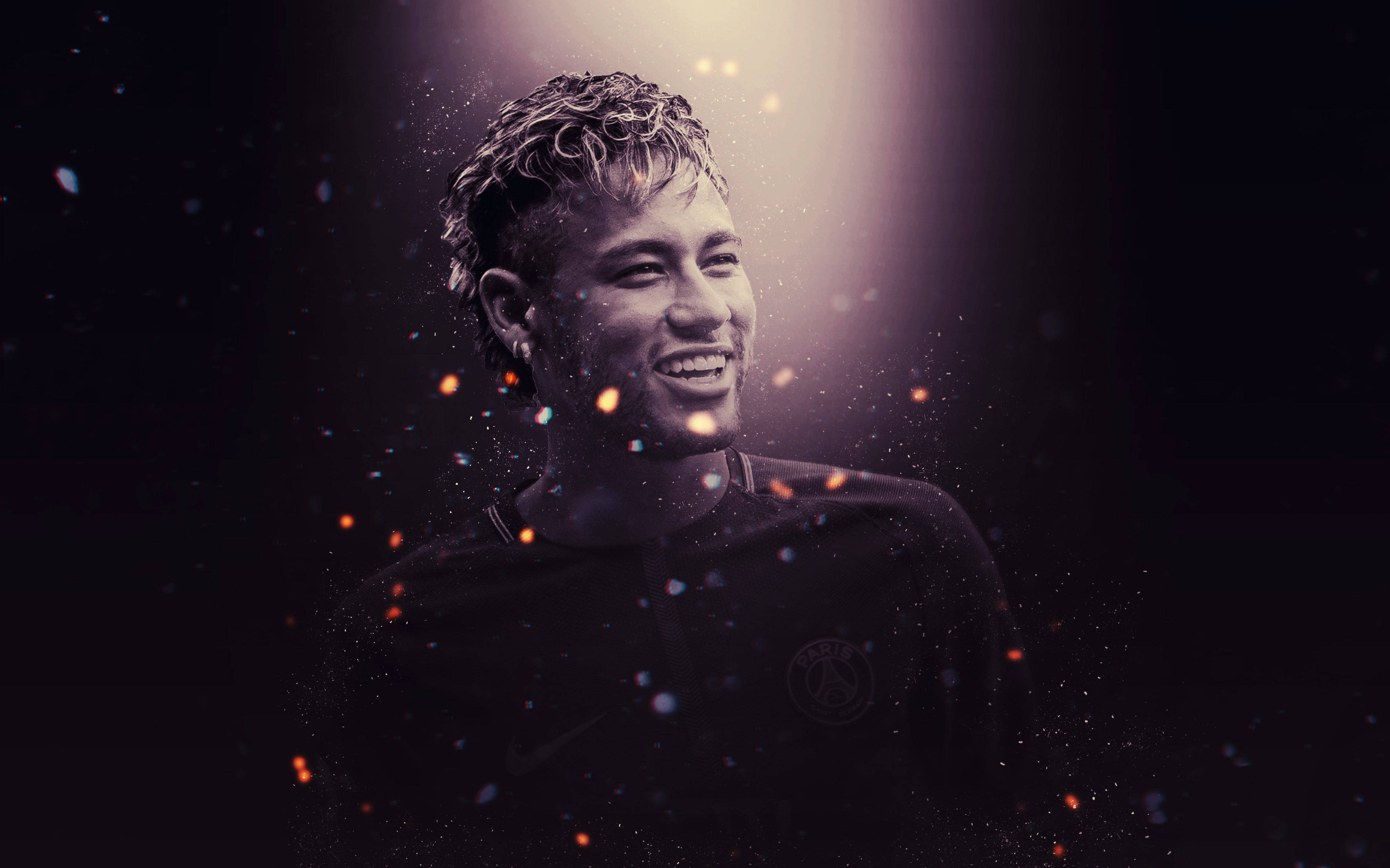 Fotbalistul Neymar 4K Pete Fundal