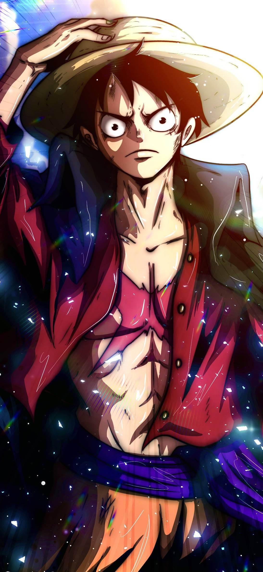 Fotografie Anime Cool Luffy din One Piece Fundal
