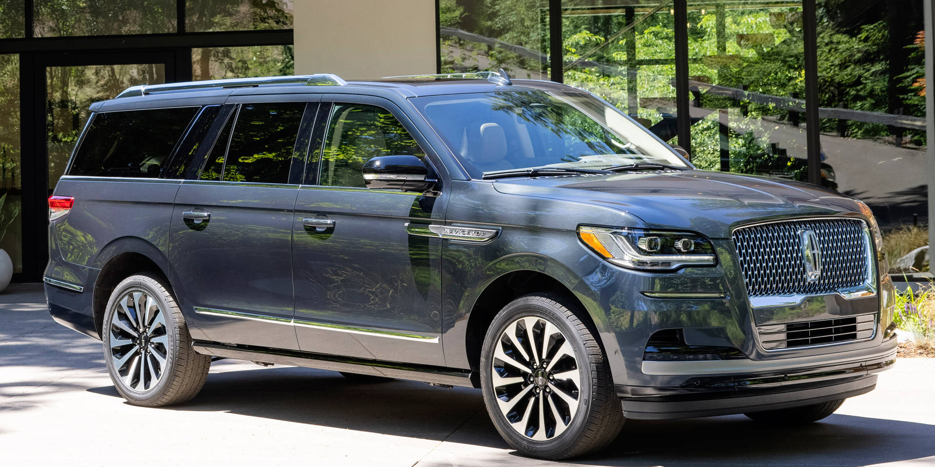 2021 Navigator Lincoln Fotografie Auto — Mașini Fundal