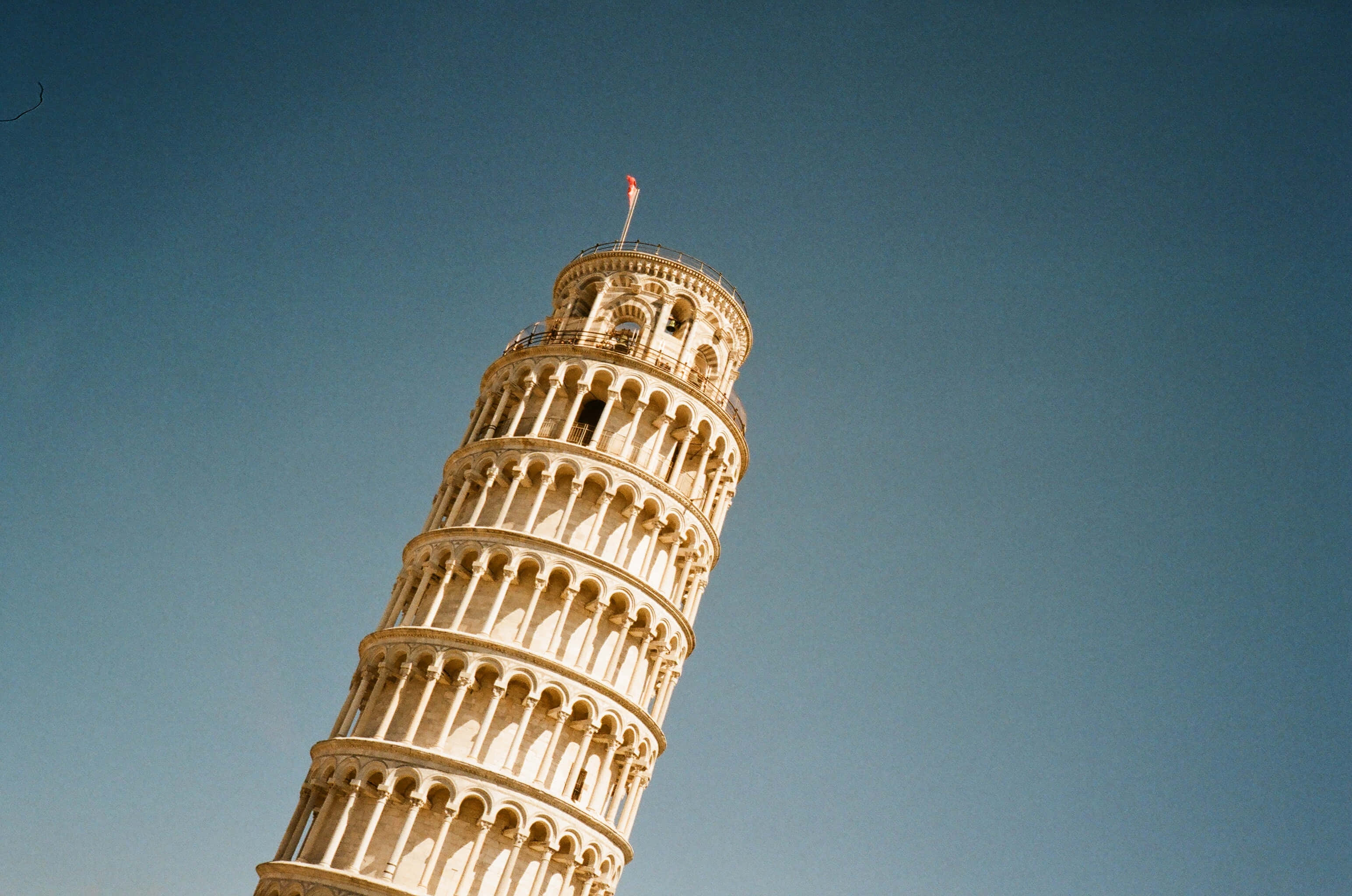 Fotografie Estetică a Turnului din Pisa Fundal