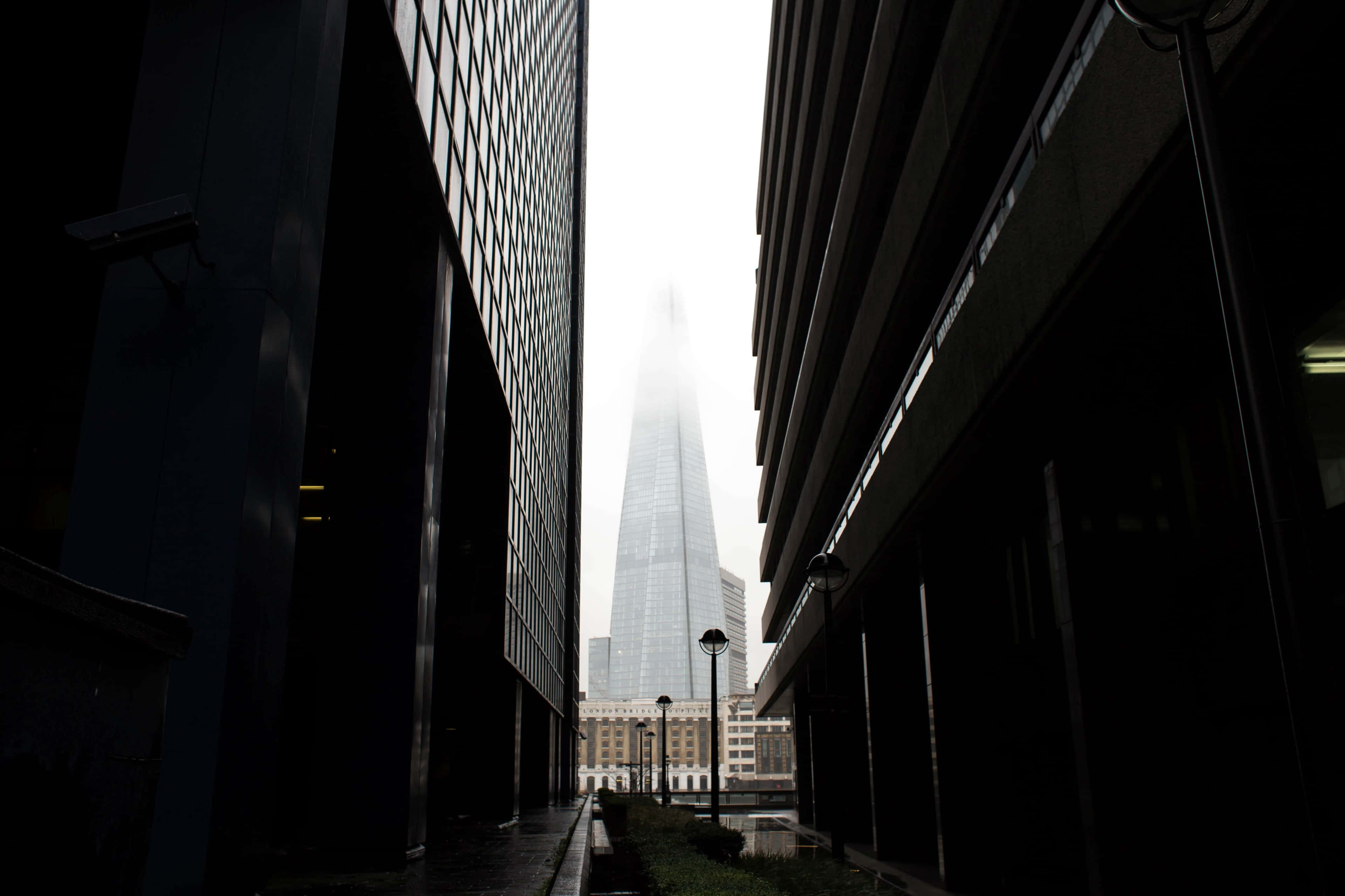 Fotografie stilată a The Shard Fundal