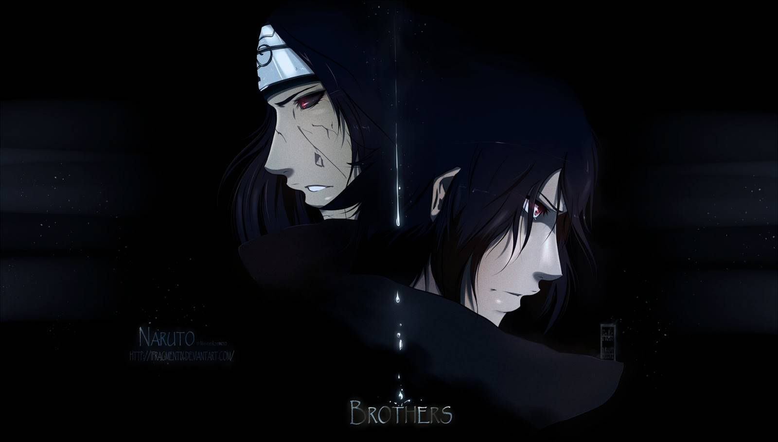 Frații Uchiha, Sasuke și Itachi Fundal