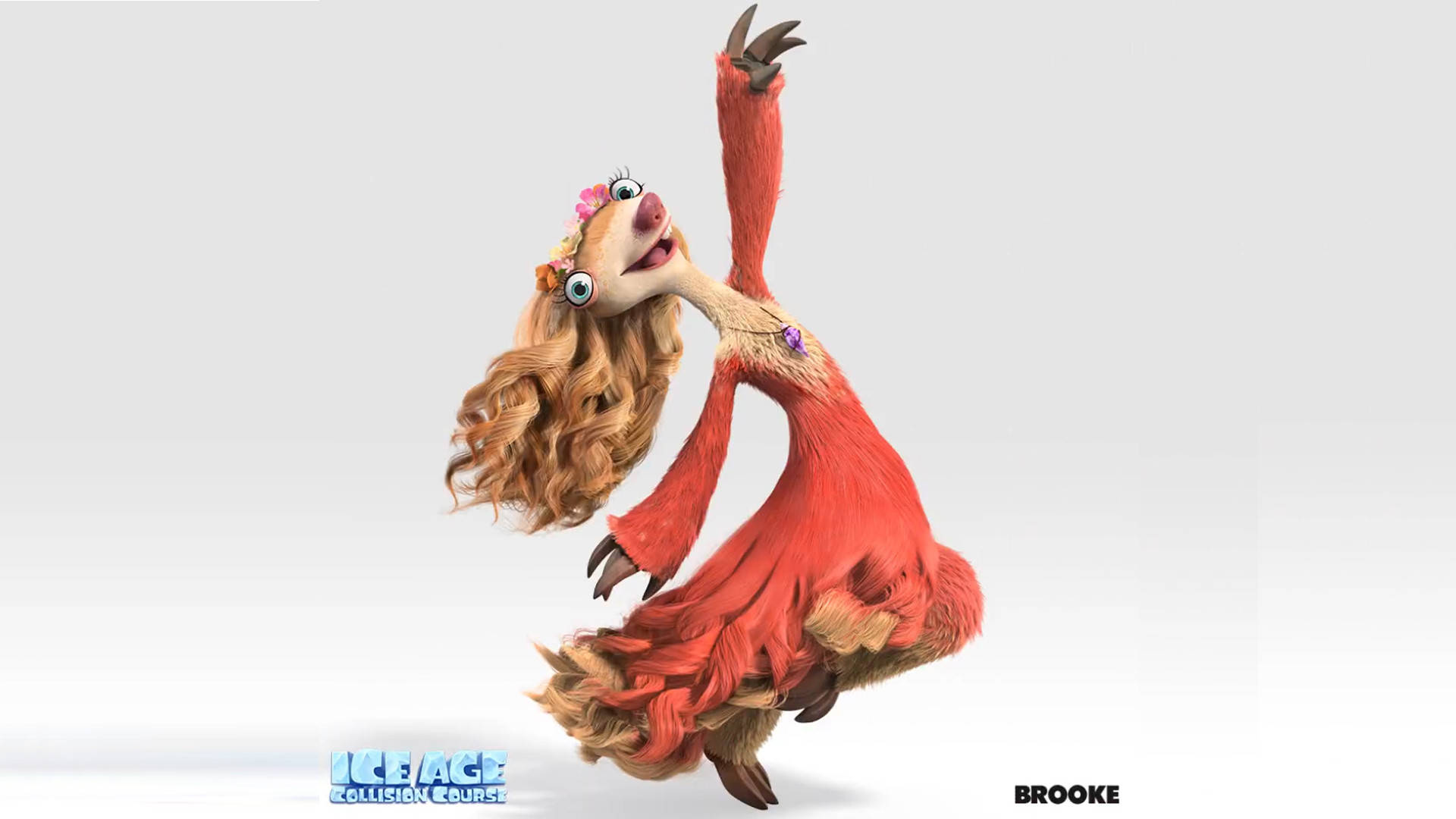 Frumoasa Brooke din Ice Age: Coliziune în devenire Fundal