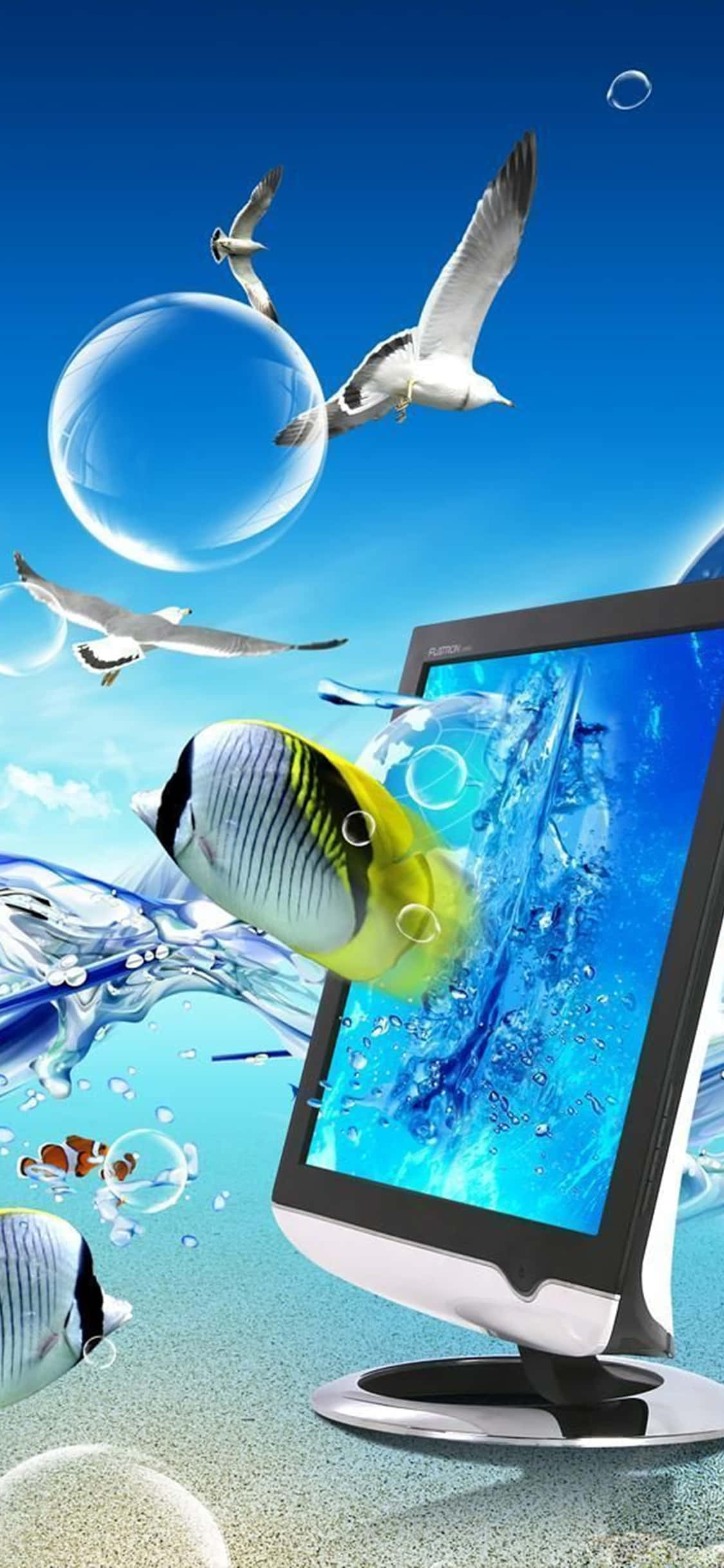 iPhone Xs Desktop Pc Fundal Frutiger Aero Fundal