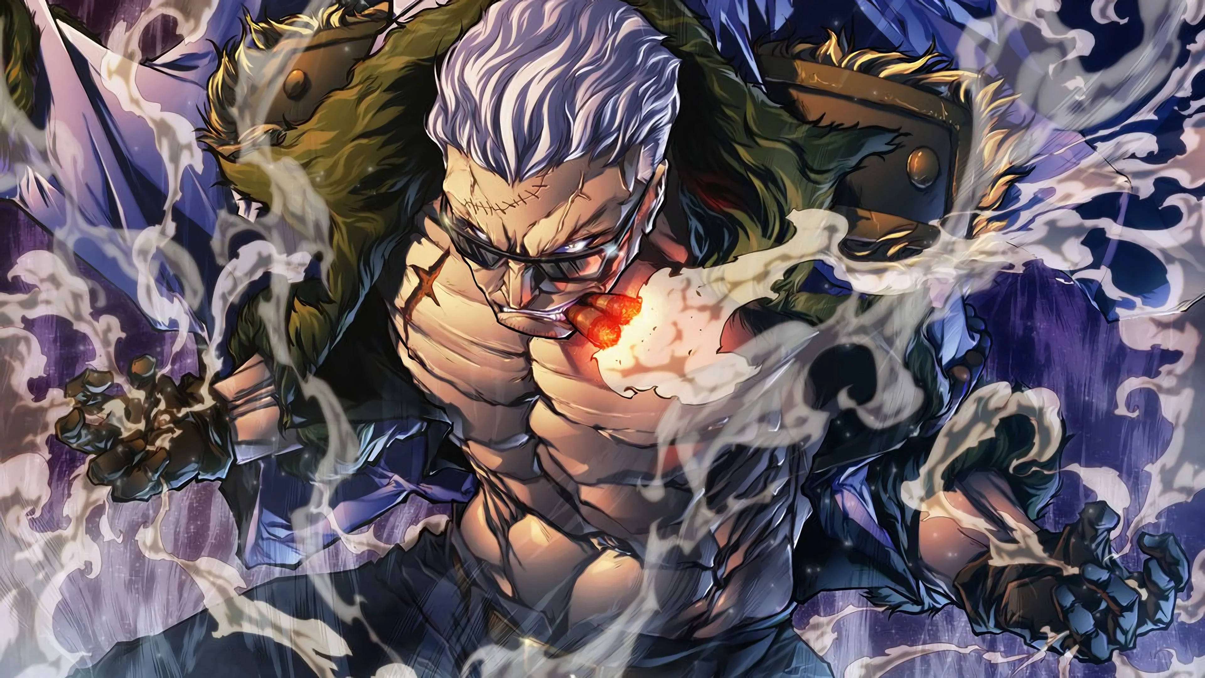 Fumător Anime pentru Profil Fundal
