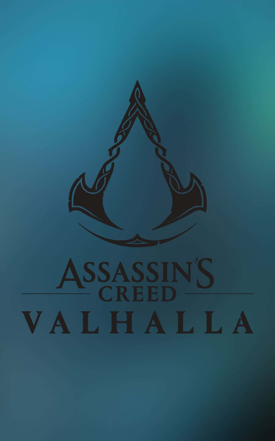 Fundal 1440p Assassin's Creed Valhalla Titlu și Logo Joc Fundal