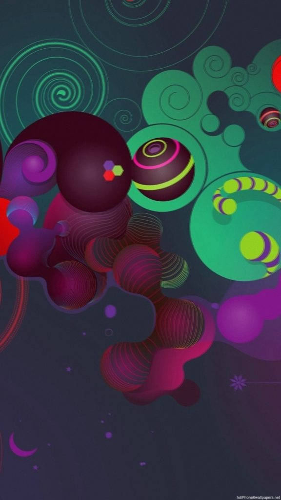Fundal Abstract Aleator Unic pentru iPhone Fundal