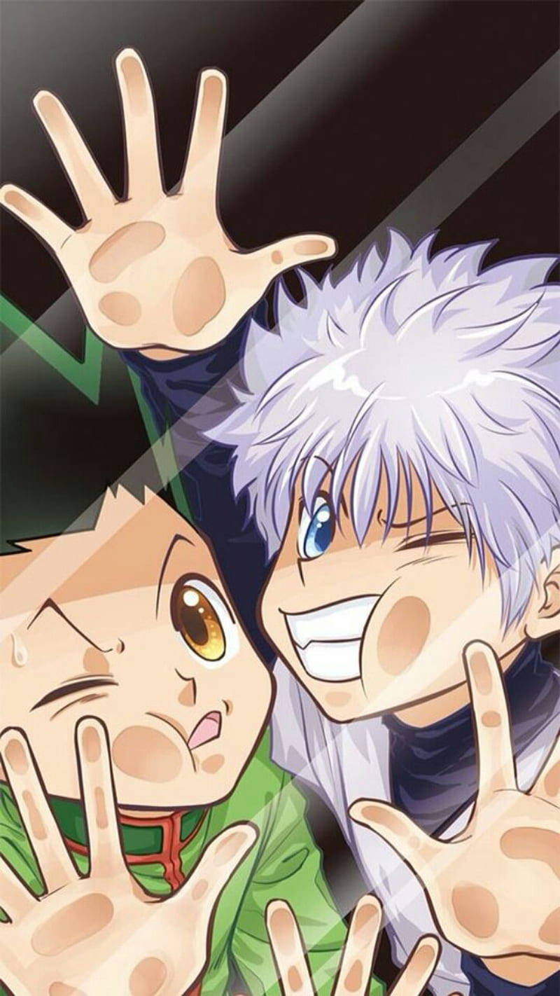 Fundal amuzant Hunter X Hunter pentru iPhone Fundal