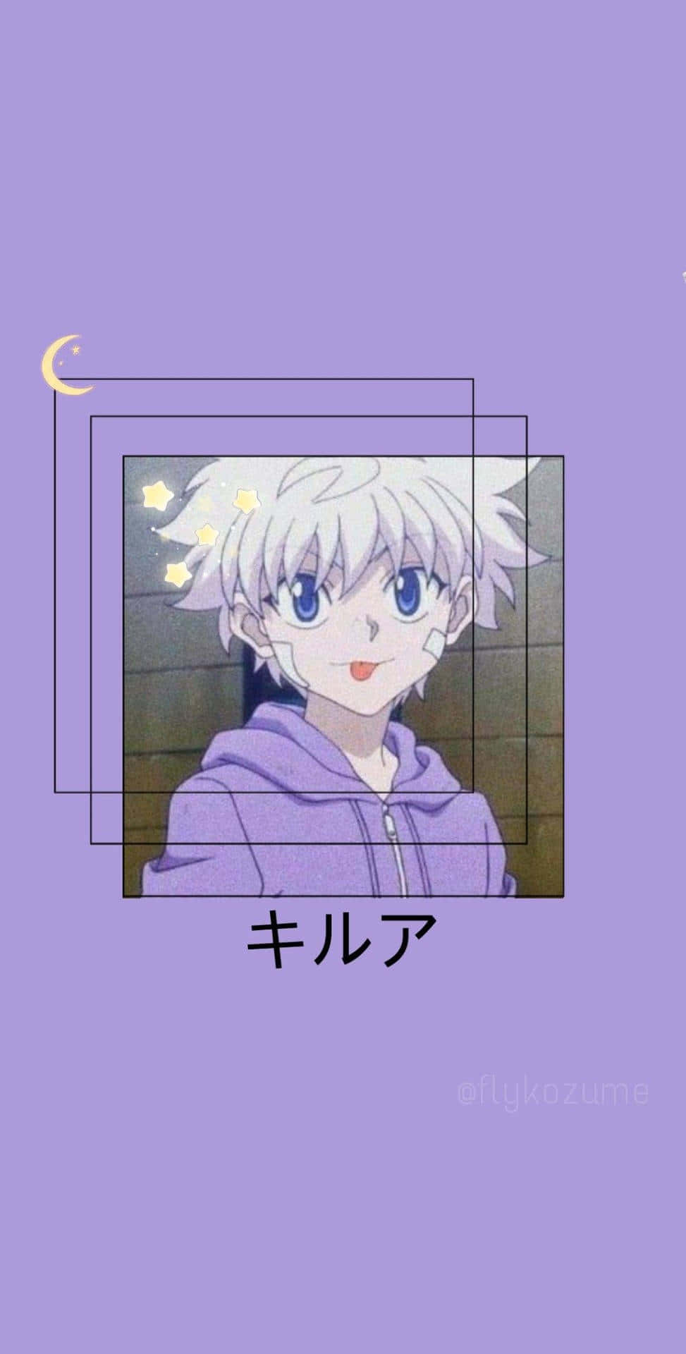 Fundal Anime Impresionant Violet Fundal