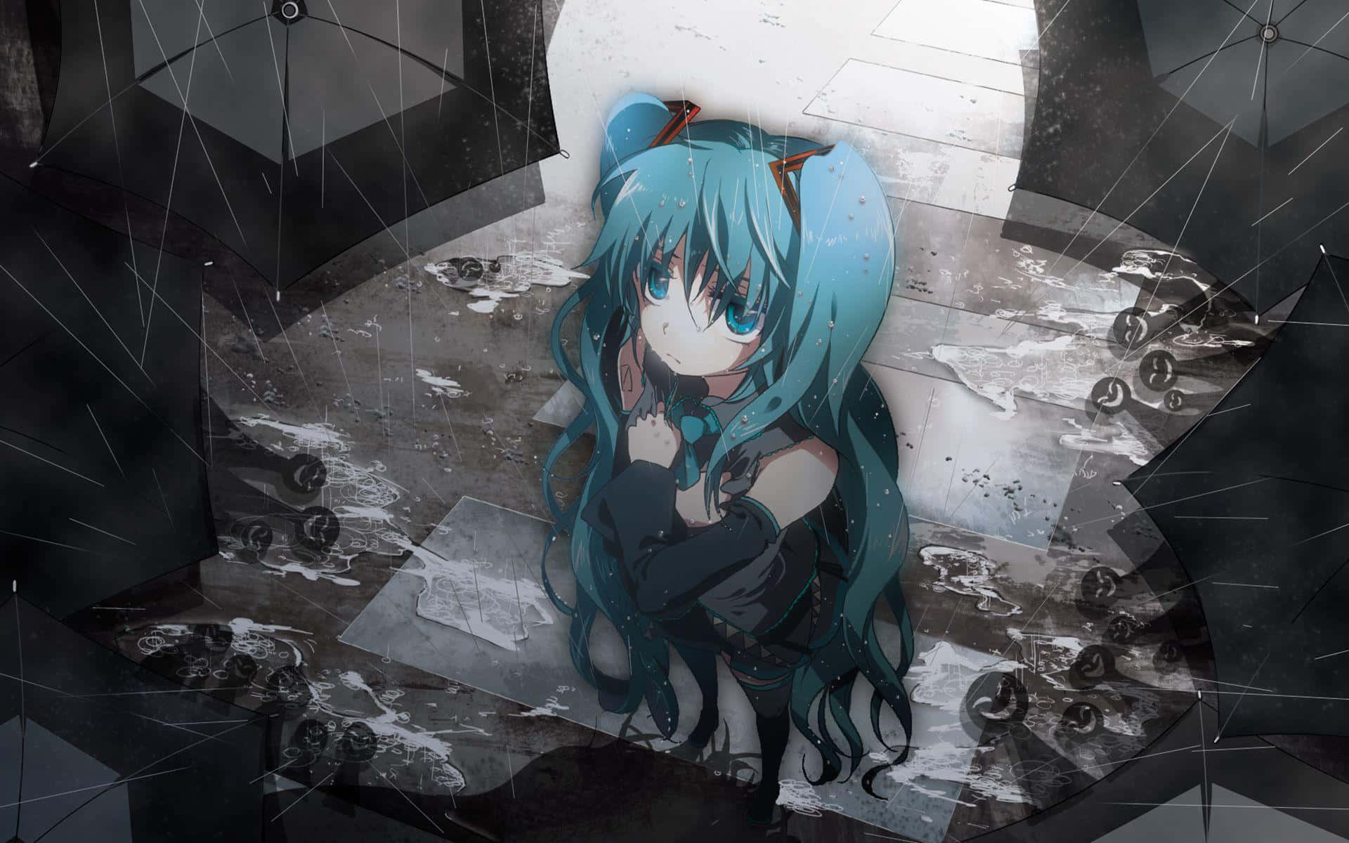Fundal anime trist Fundal
