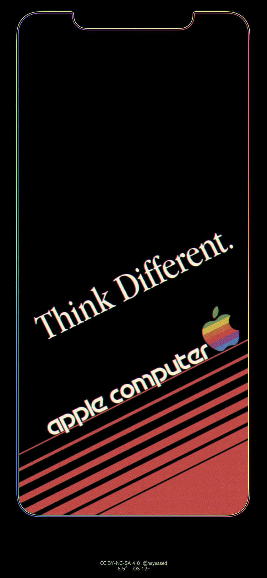 iPhone Xs Max Apple Fundal Think Different Fundal