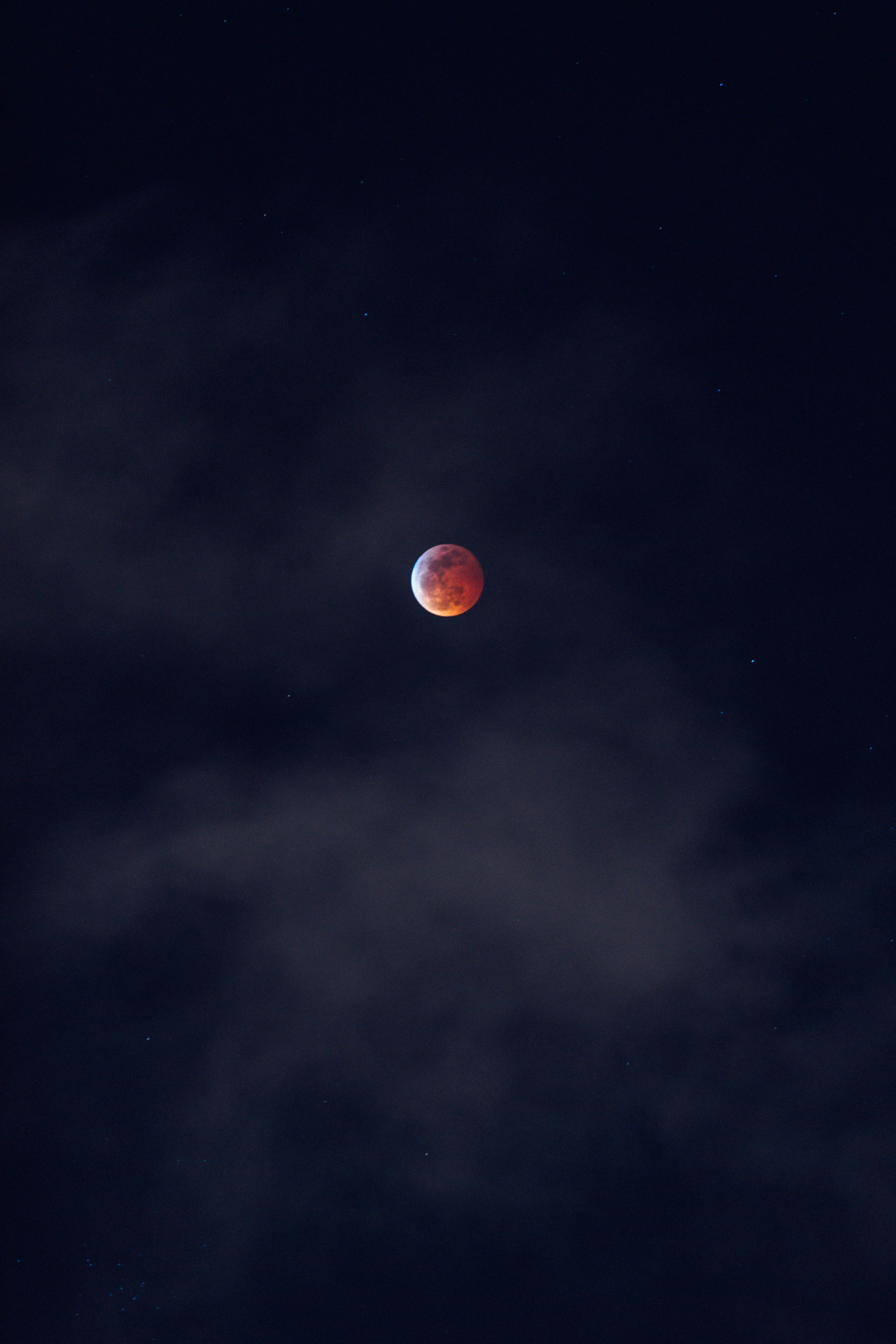 Fundal Cerul Sângeriu de Lună Plină Fundal