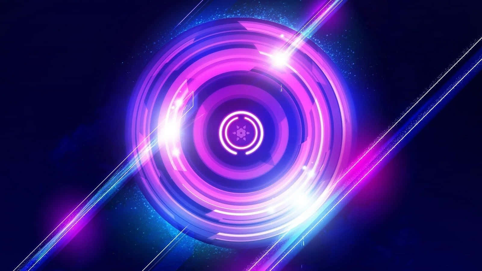 Fundal circular violet estetic cu lumină Fundal
