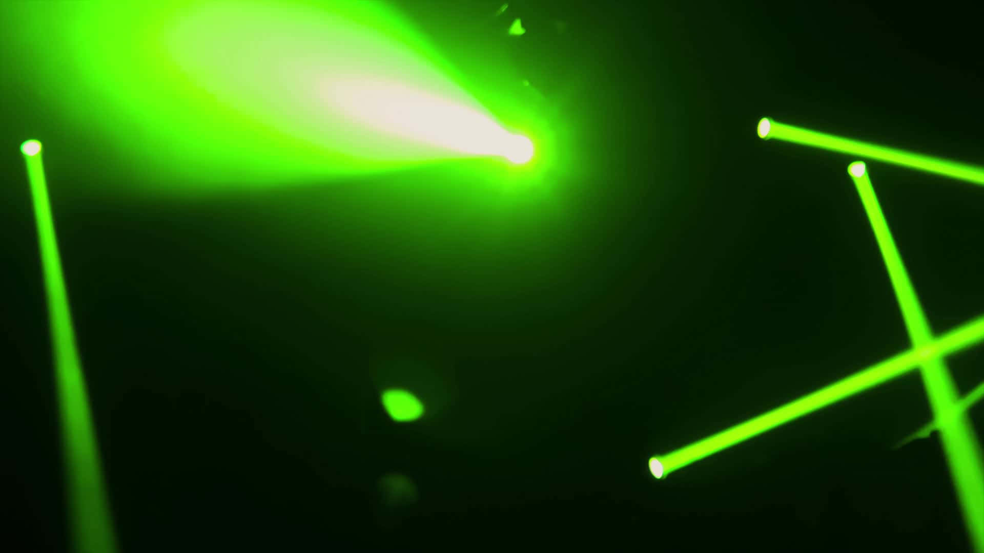Fundal Concert cu Spoturi Verzi Neon Fundal
