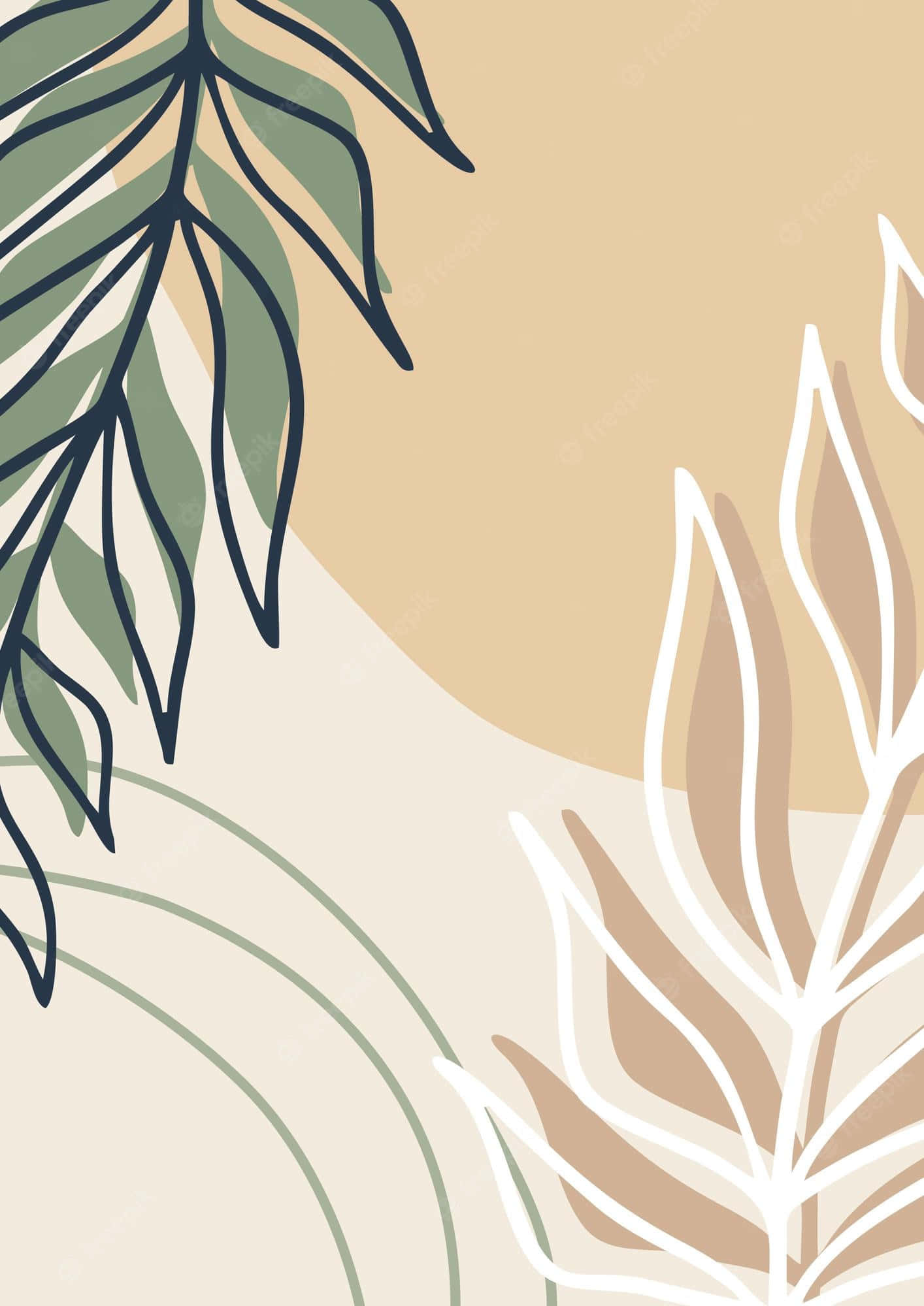 fundal cu frunză tropicală și soare Fundal