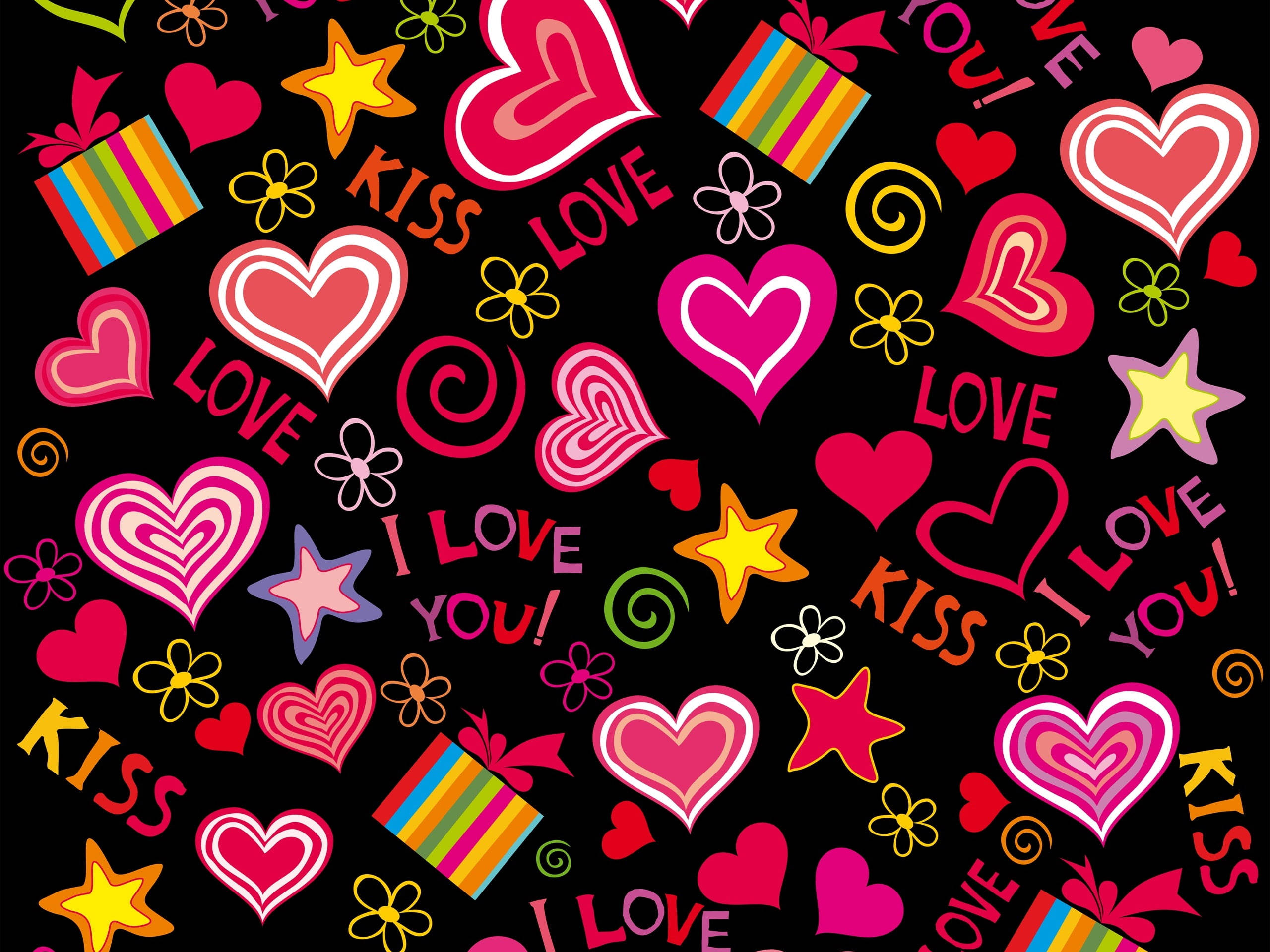 Fundal cu Inimi de Valentine Fundal