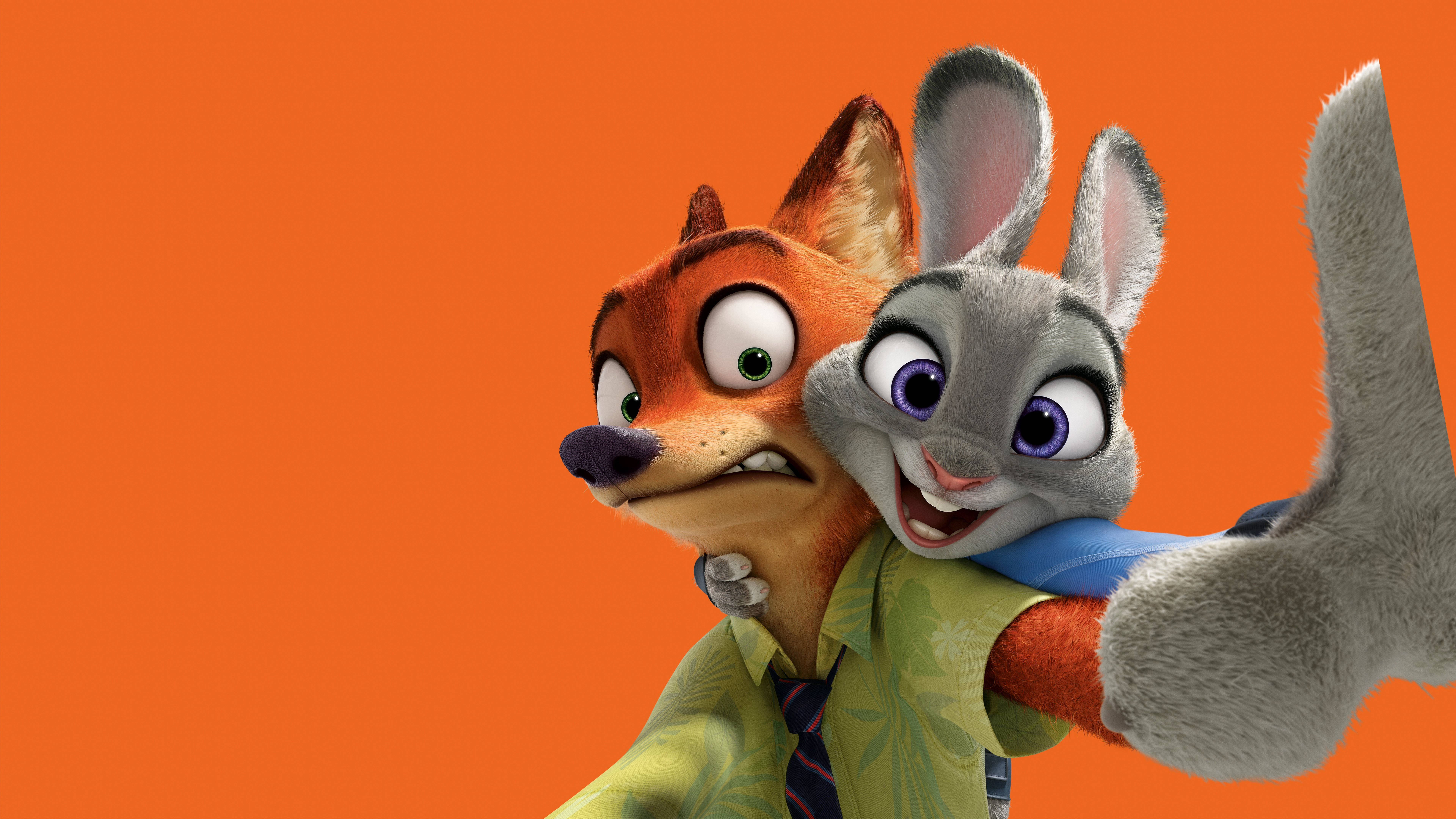 Fundal de Desktop Impresionant 8K Ultra HD din Zootopia Fundal