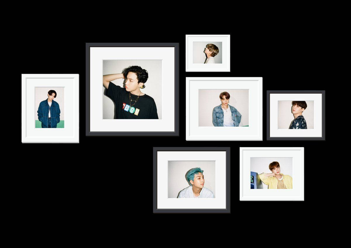 Fundal de ecran BTS Polaroid Fundal