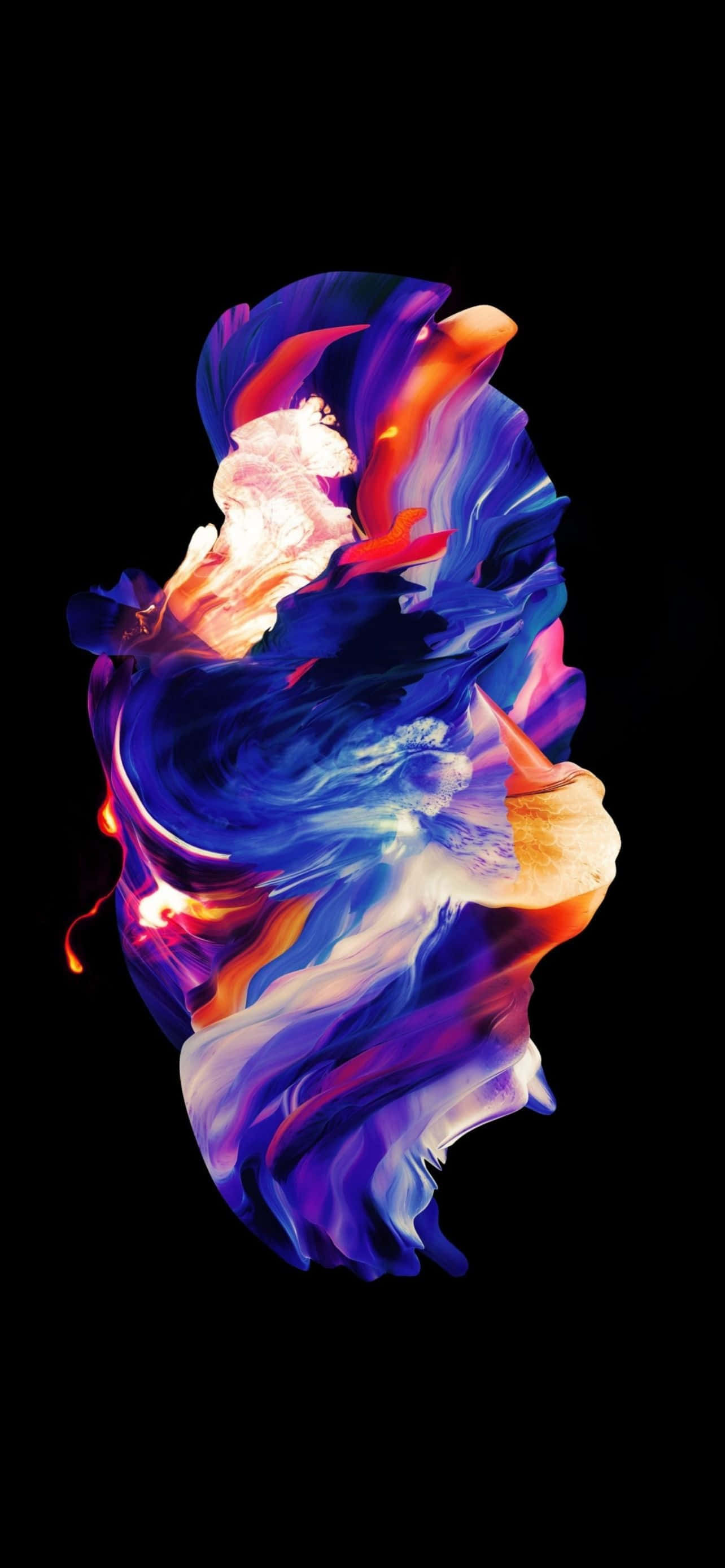 Fundal de iPhone inspirat de o galaxie spirală vibrantă Fundal