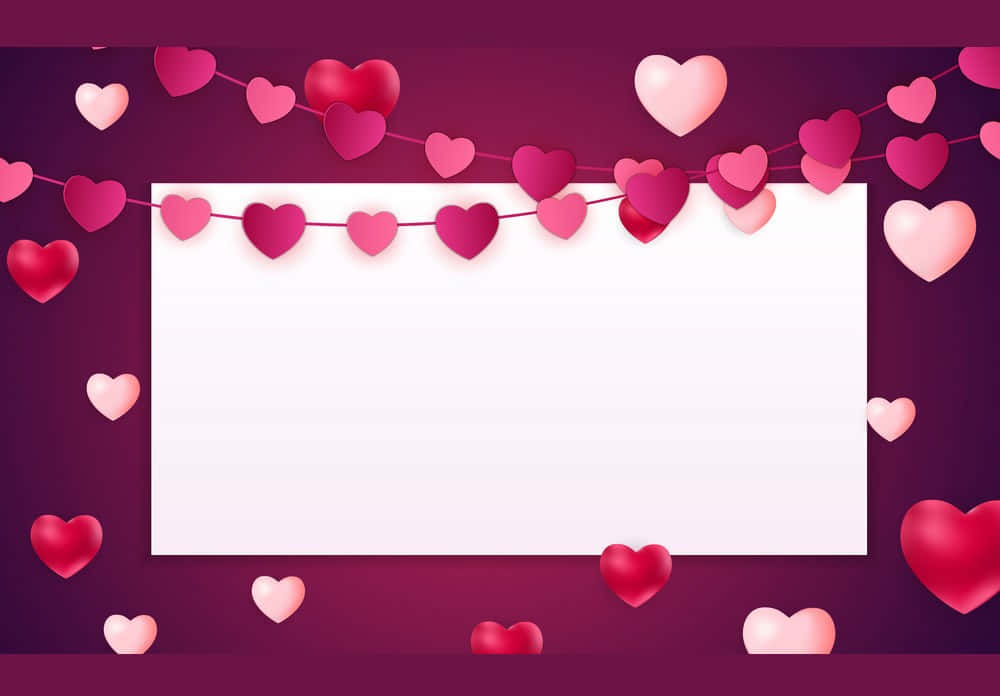 Fundal digital estetic violet pentru Valentine's Day Fundal