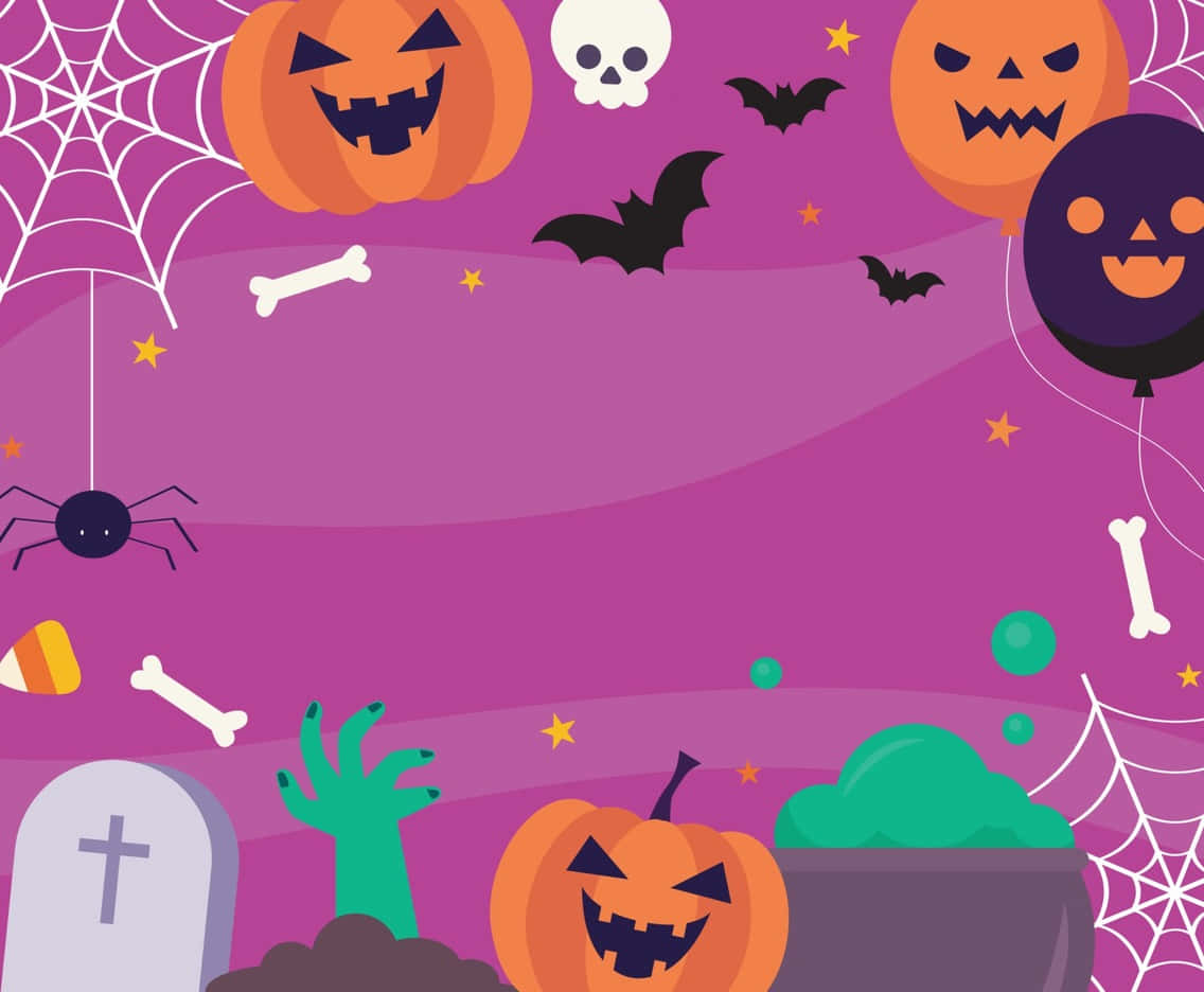 Fundal Drăguț de Halloween Fundal