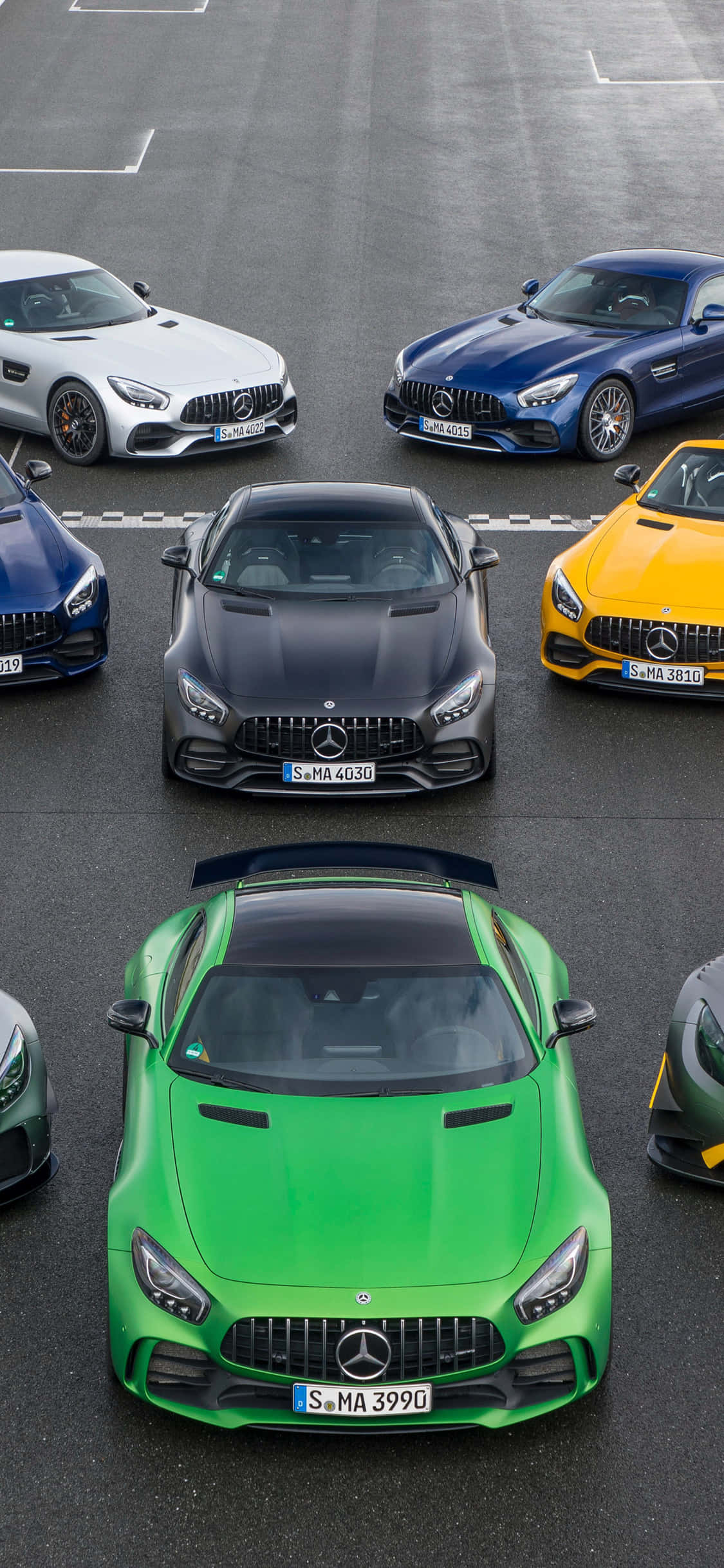 Fundal Elegant iPhone X cu AMG GT-R Fundal