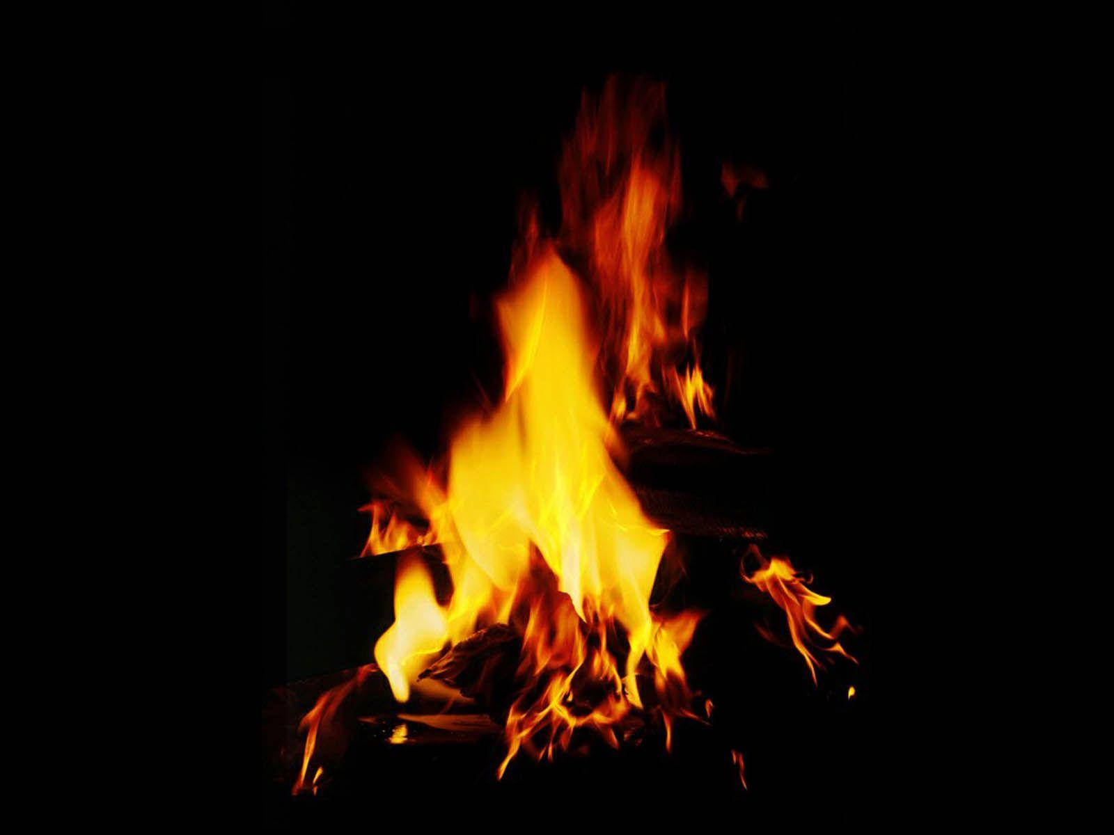 Fundal estetic cu foc de tabără Fundal