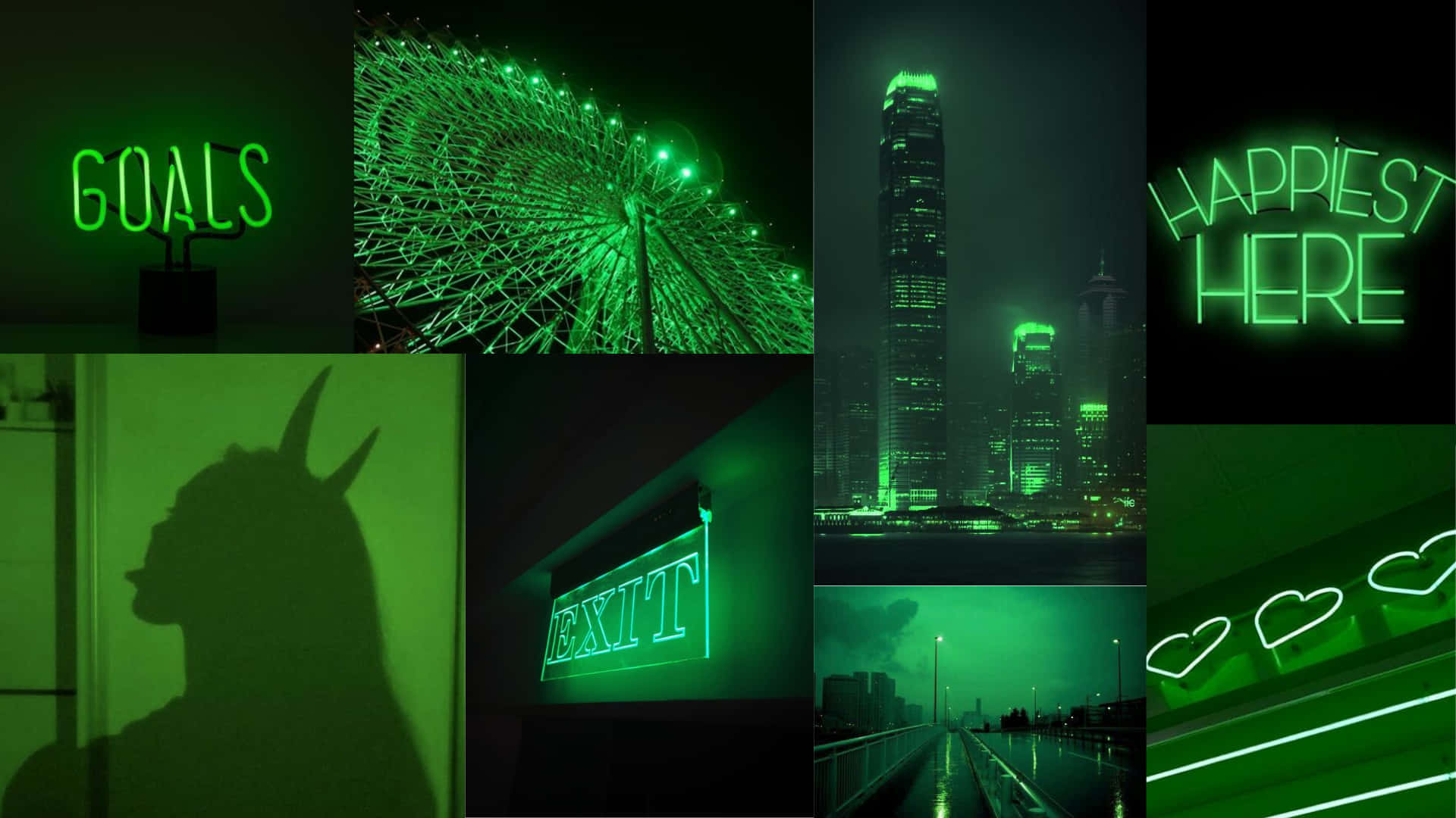 Fundal estetic neon verde electrizant Fundal