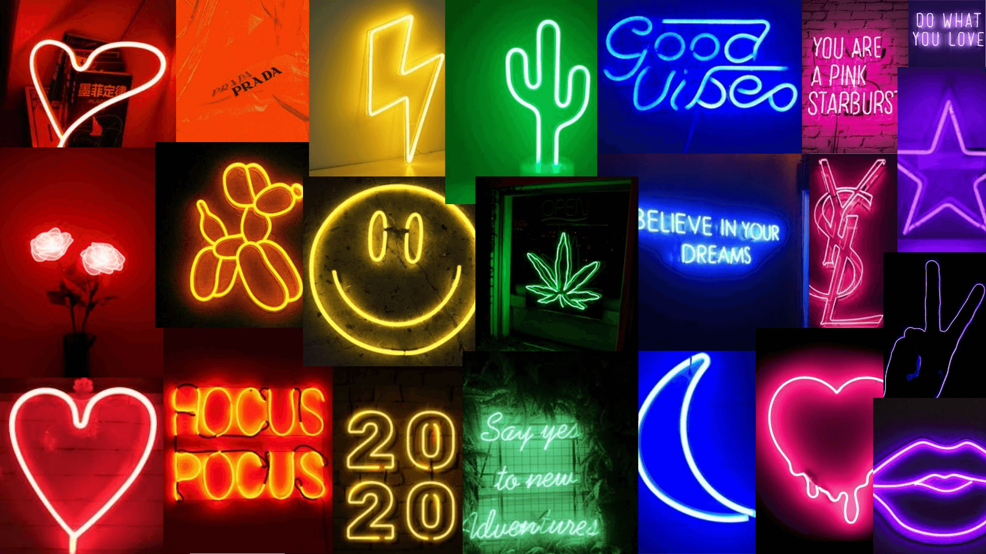 Fundal estetic neon vibrant: Fundal
