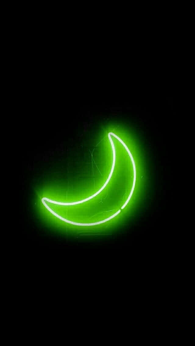 Fundal Estetic Verde Neon Captivant Fundal