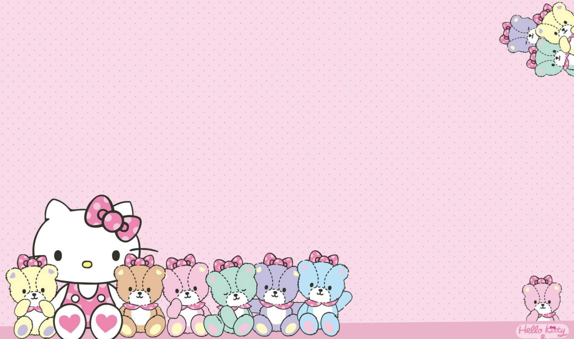 Fundal fermecător de laptop Hello Kitty Fundal