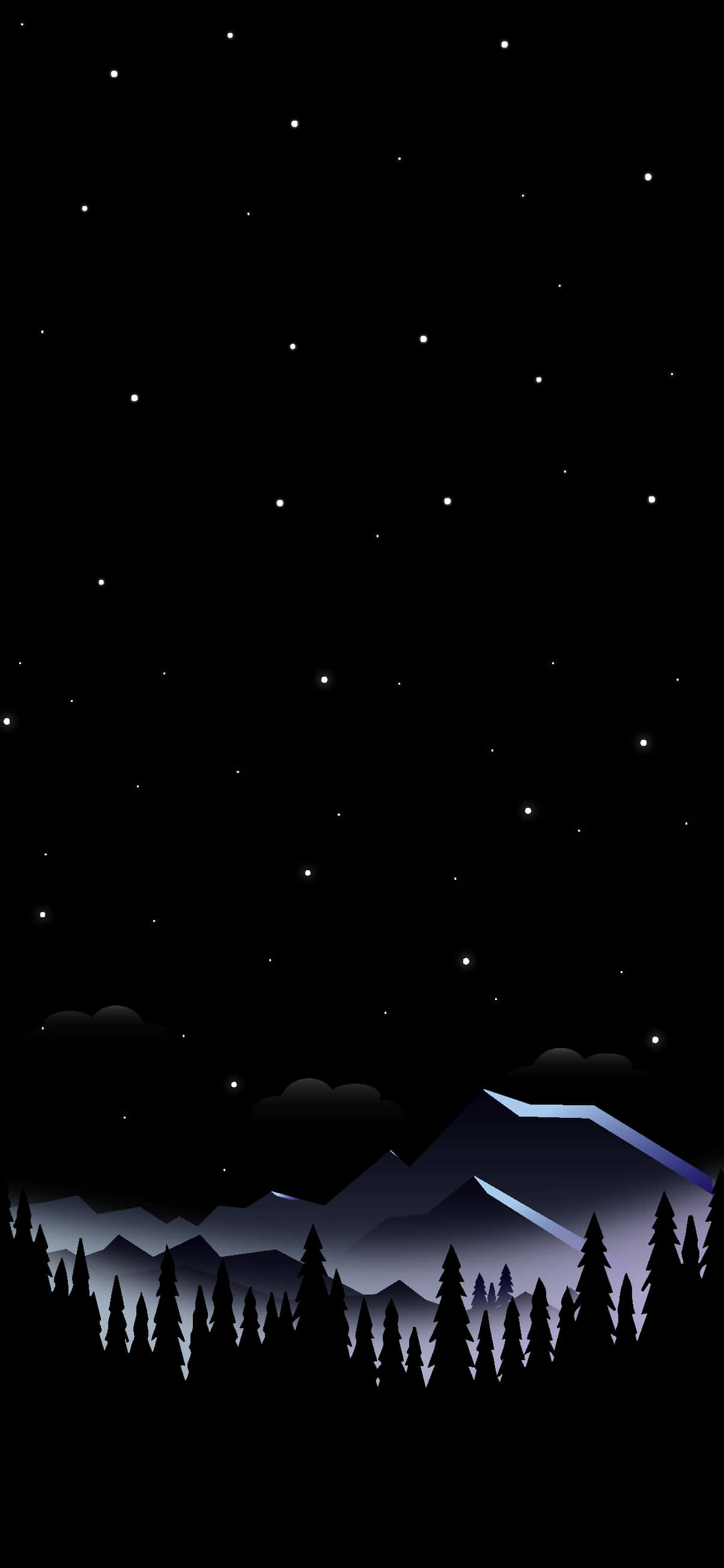 Fundal Forest Pixel 3XL AMOLED Fundal