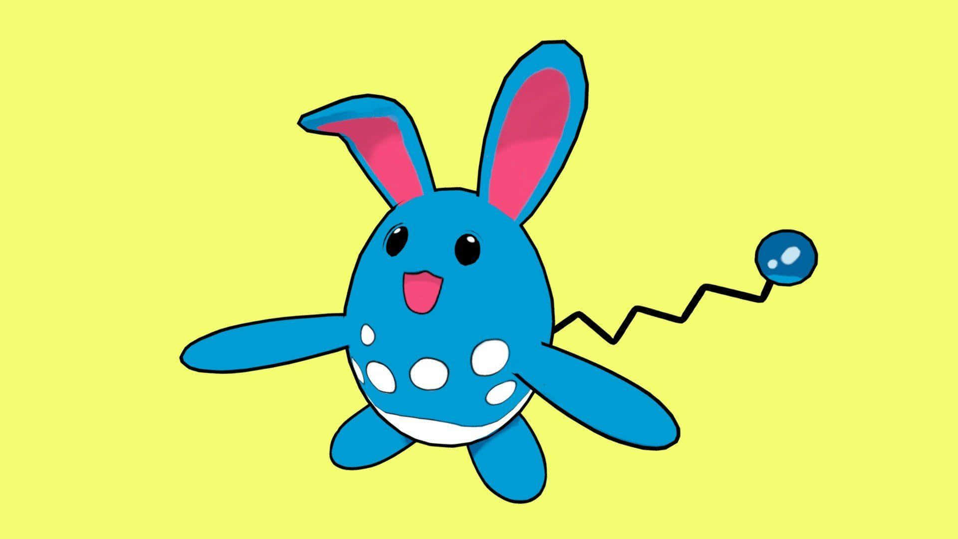 Fundal galben Azumarill Fundal