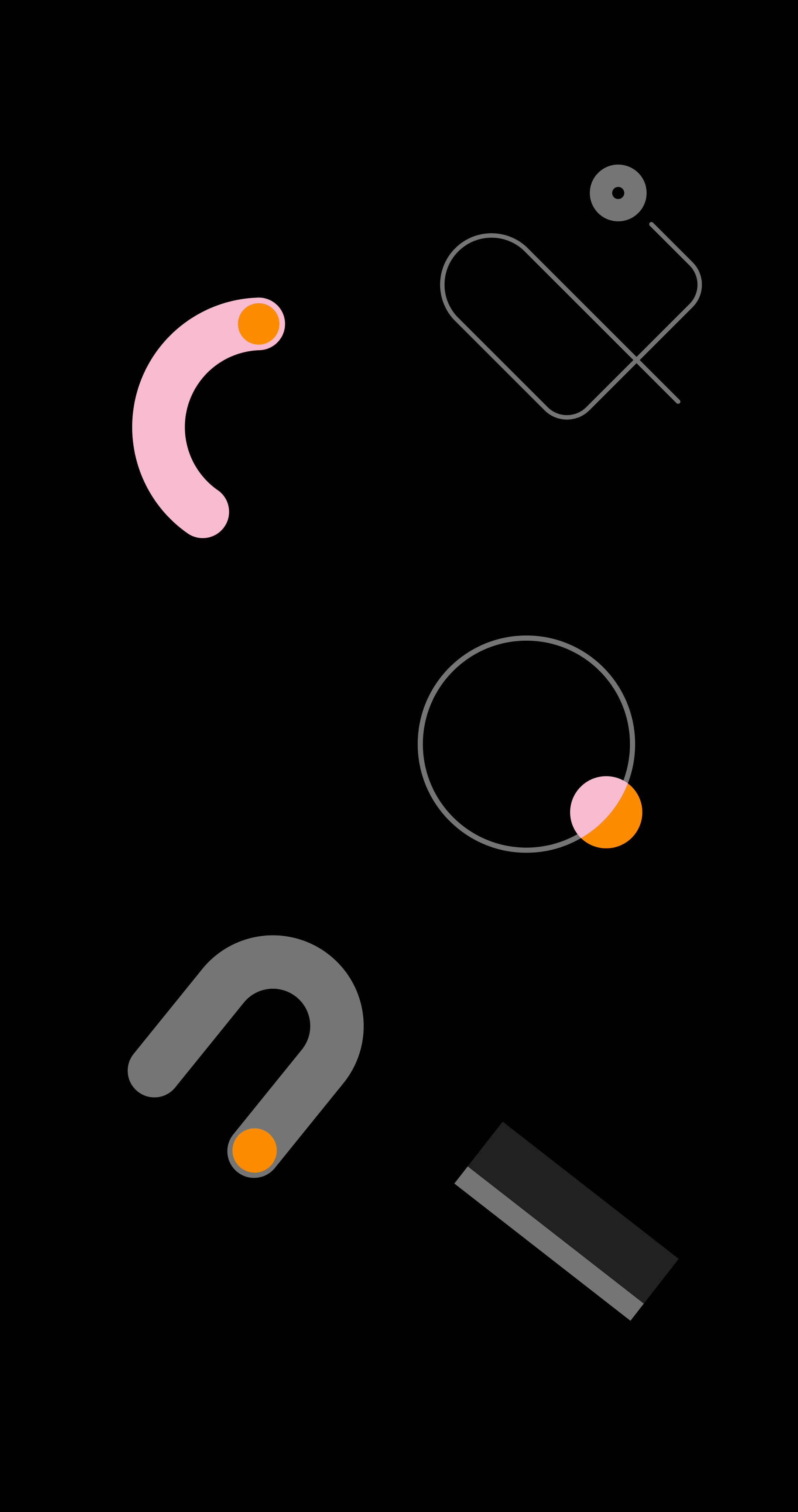 Fundal Grafic Negru Google Pixel 4 Fundal