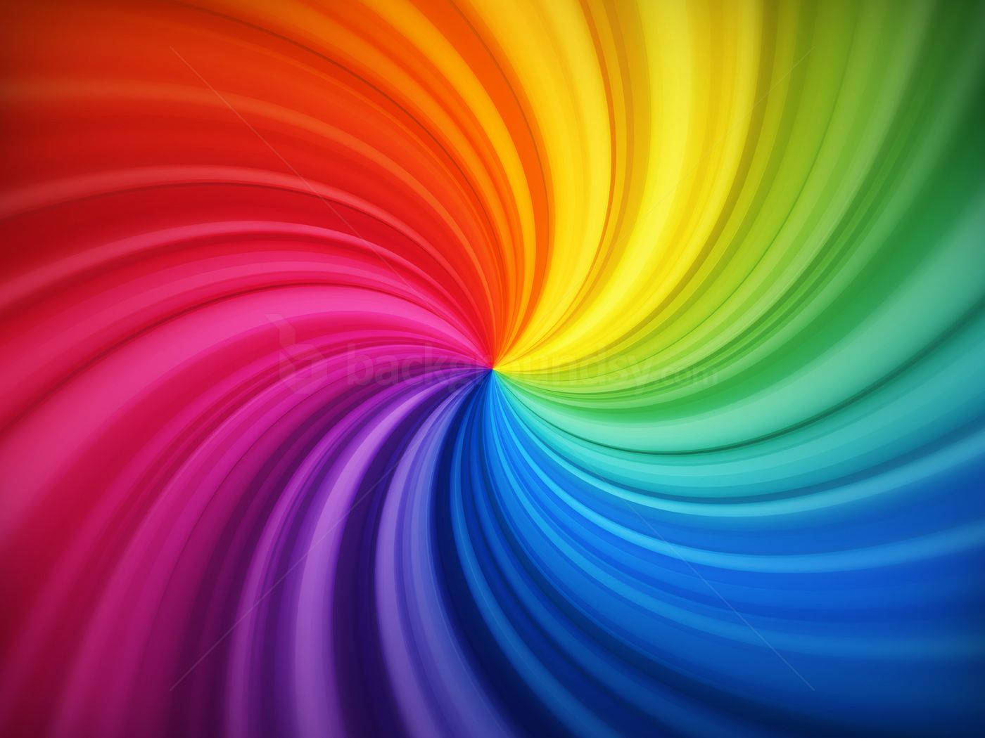 Fundal HD Spirală Curcubeu Fundal