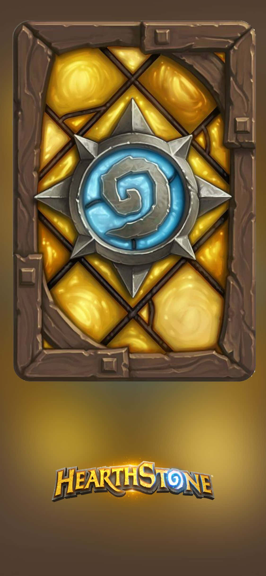 Fireside Card Back iPhone XS Hearthstone Fundal