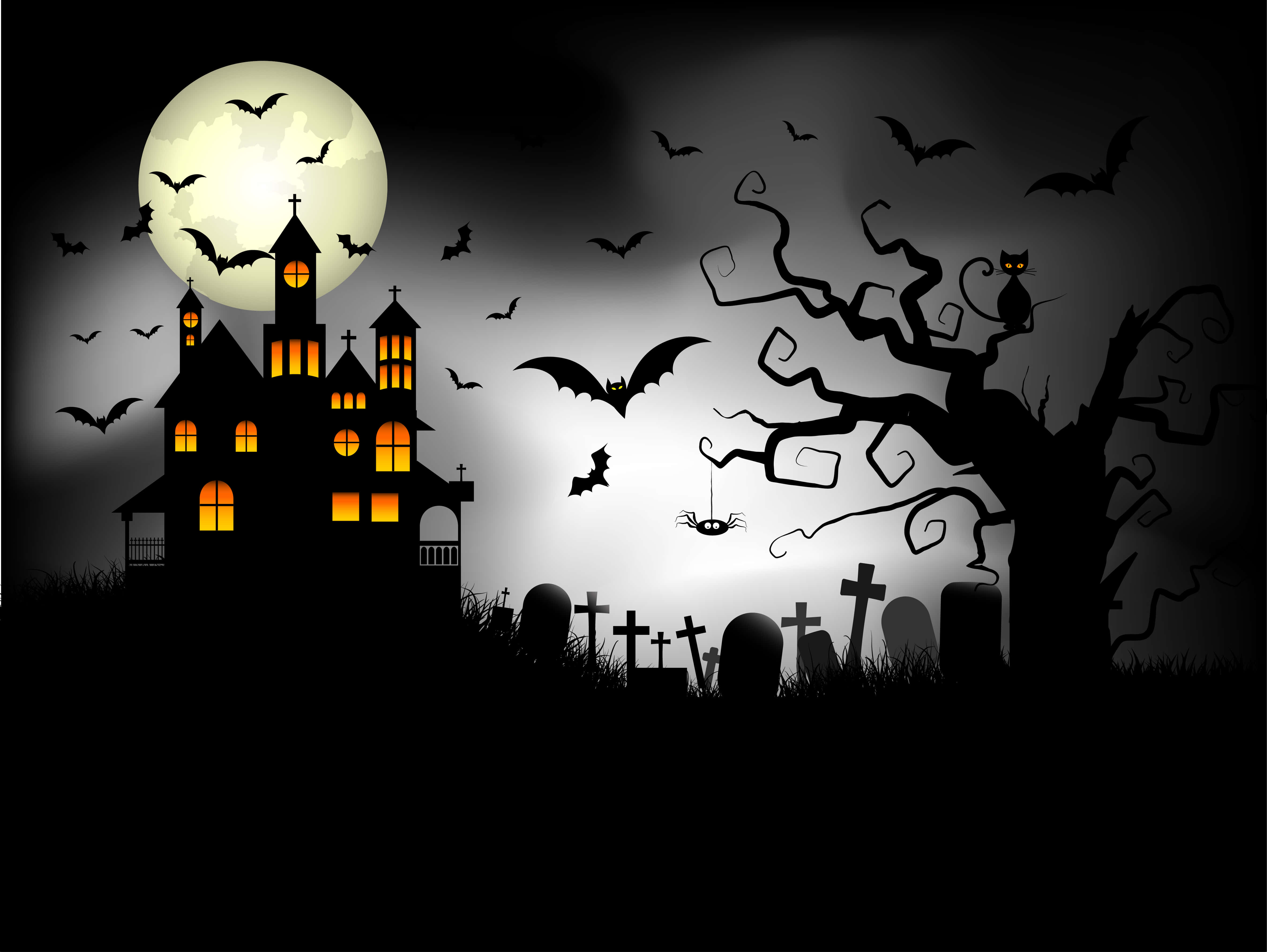 Fundal Înfricoșător de Halloween Fundal