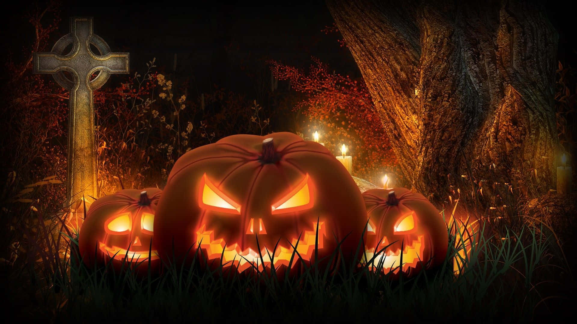 Fundal înfricoșător de Halloween Fundal