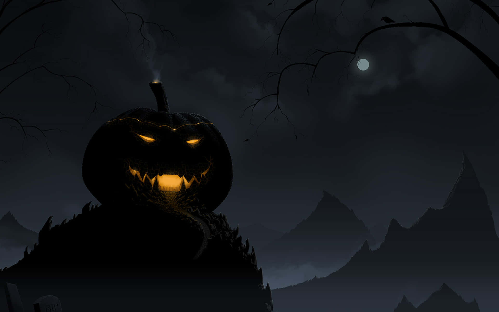 Fundal înfricoșător de Halloween Fundal
