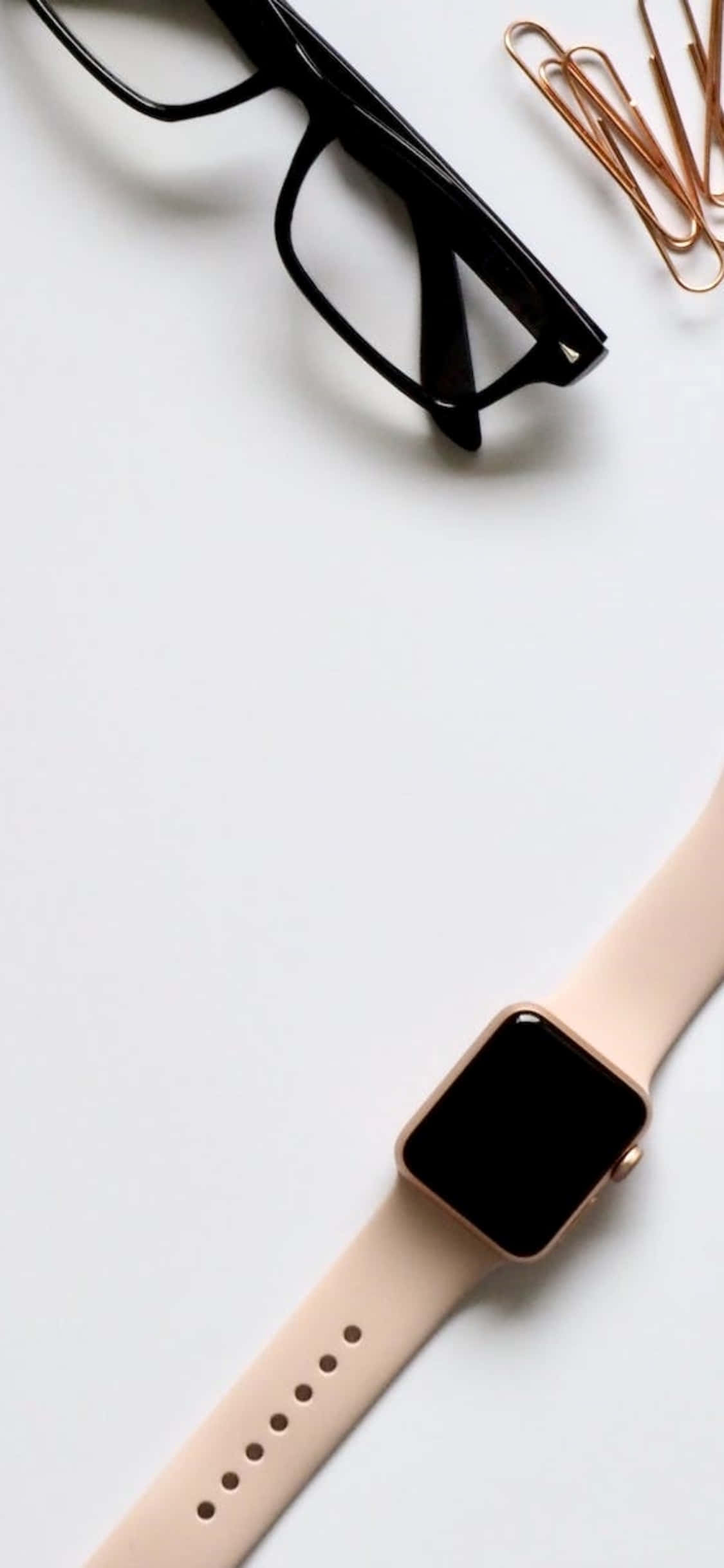 Fundal iPhone X cu Birou, Ochelari și iWatch Fundal