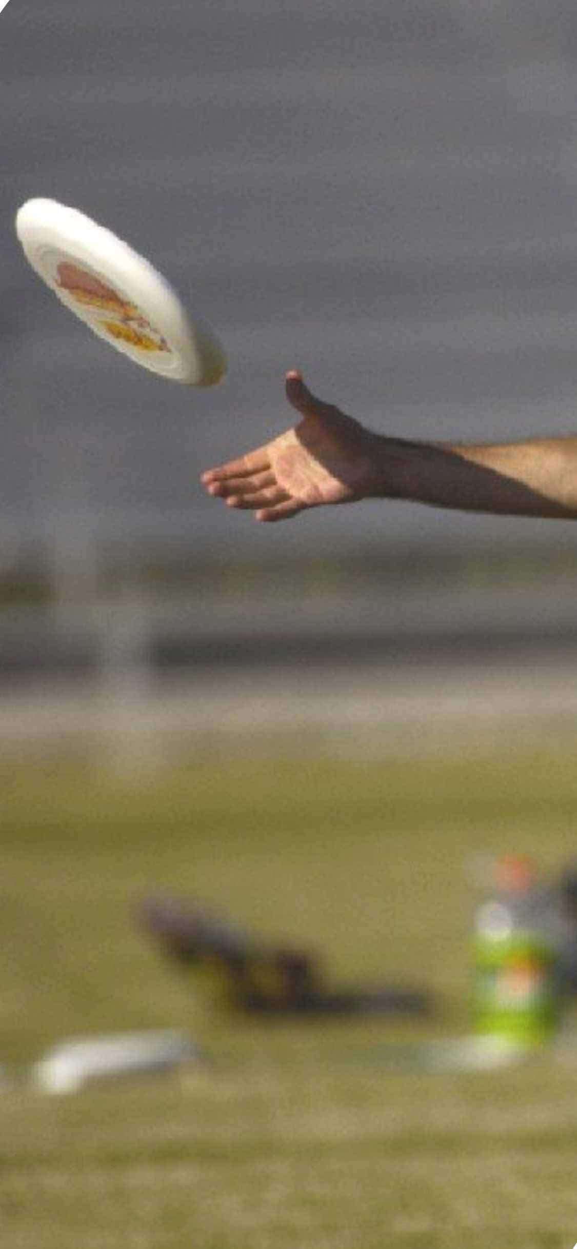 iPhone X Fundal Ultimate Frisbee Prindere Mână Fundal