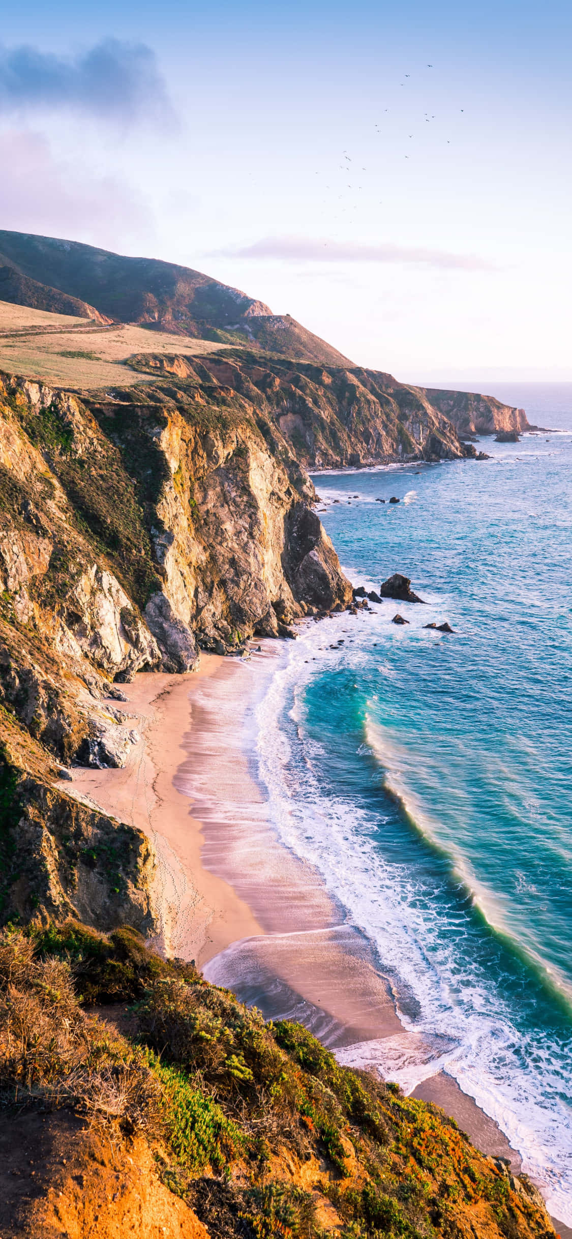 iPhone X Fundal Malibu Munte Costier Fundal