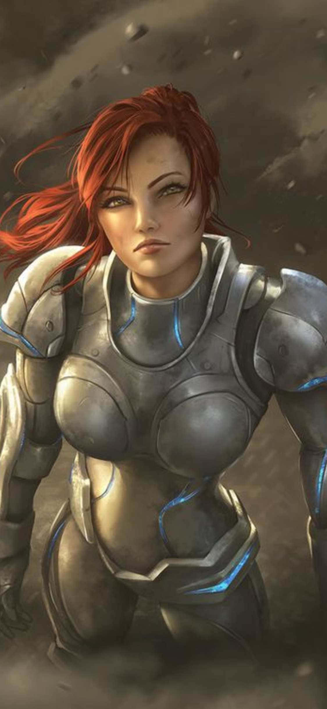 Fundal iPhone X Starcraft Ii Păr Roșu Fundal