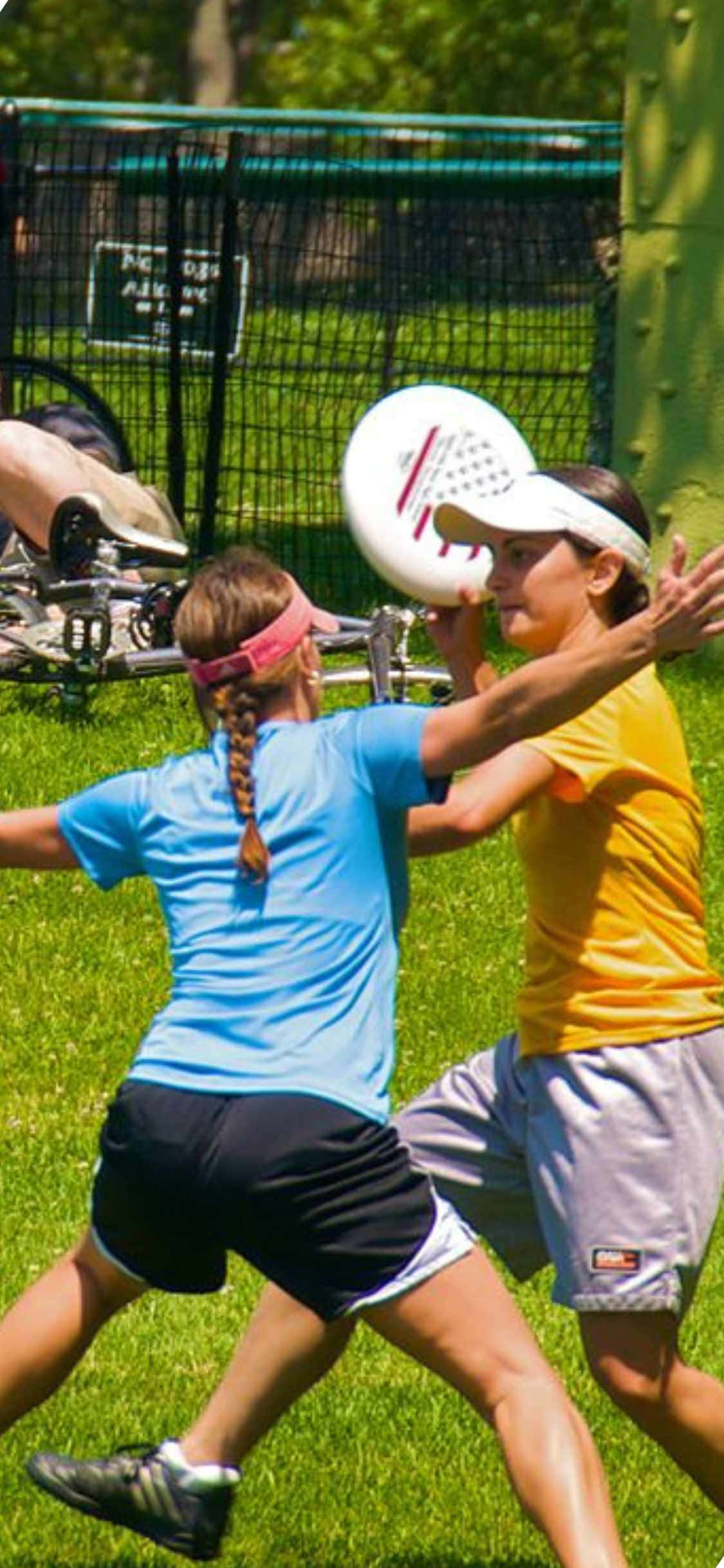 Fond de ecran iPhone X cu ultimate frisbee – blocaj Fundal