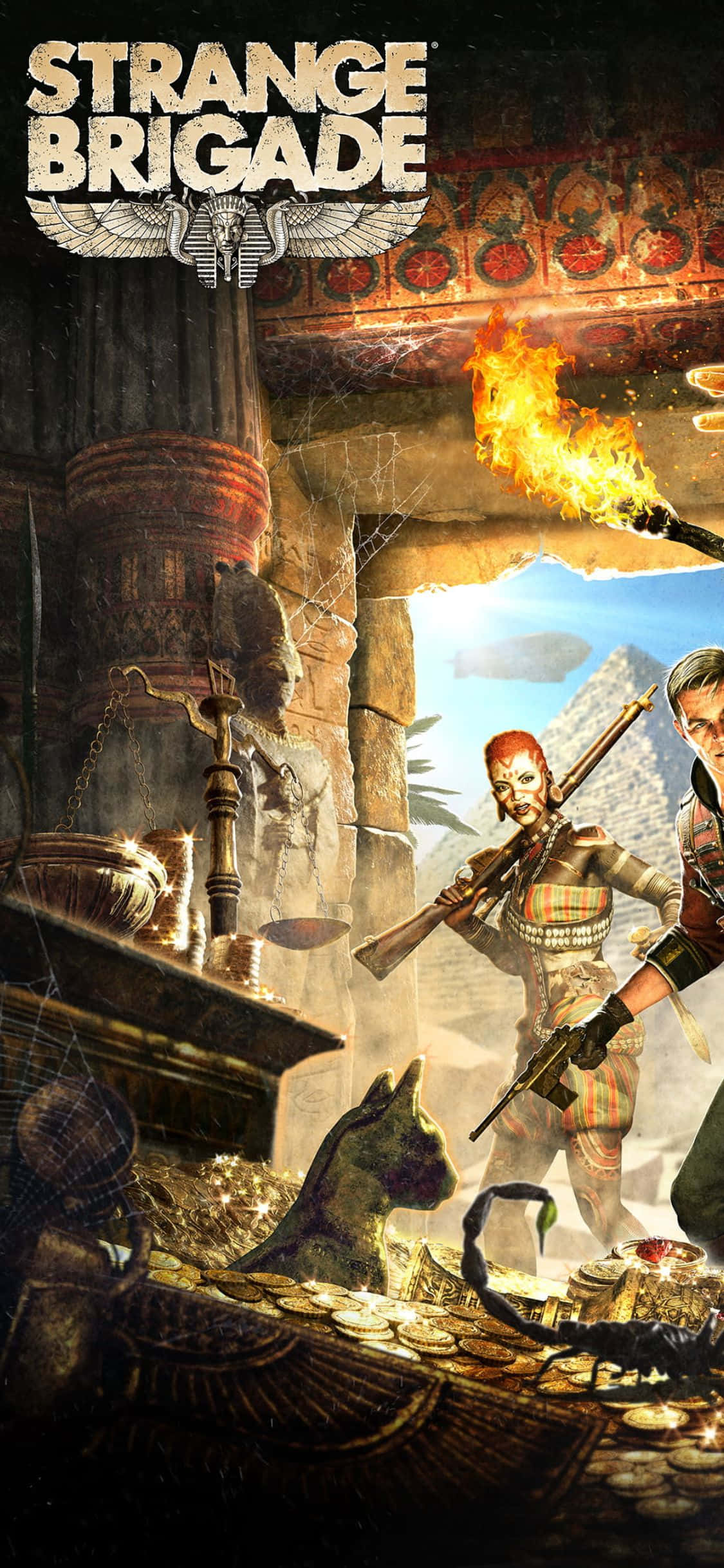 Fond de ecran palpitant iPhone X Strange Brigade Game Fundal