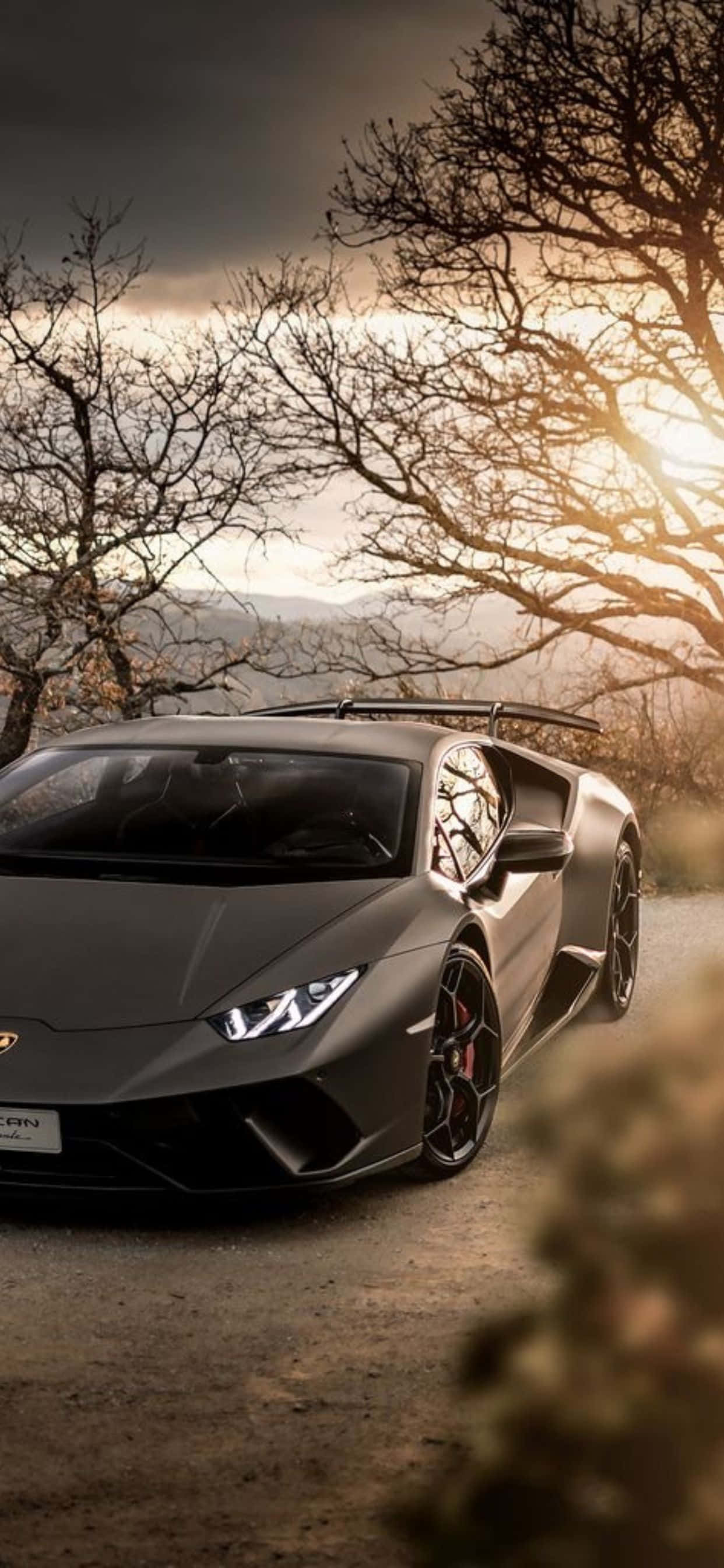 iPhone XS Max Fundal Lamborghini Huracan Gri Fundal